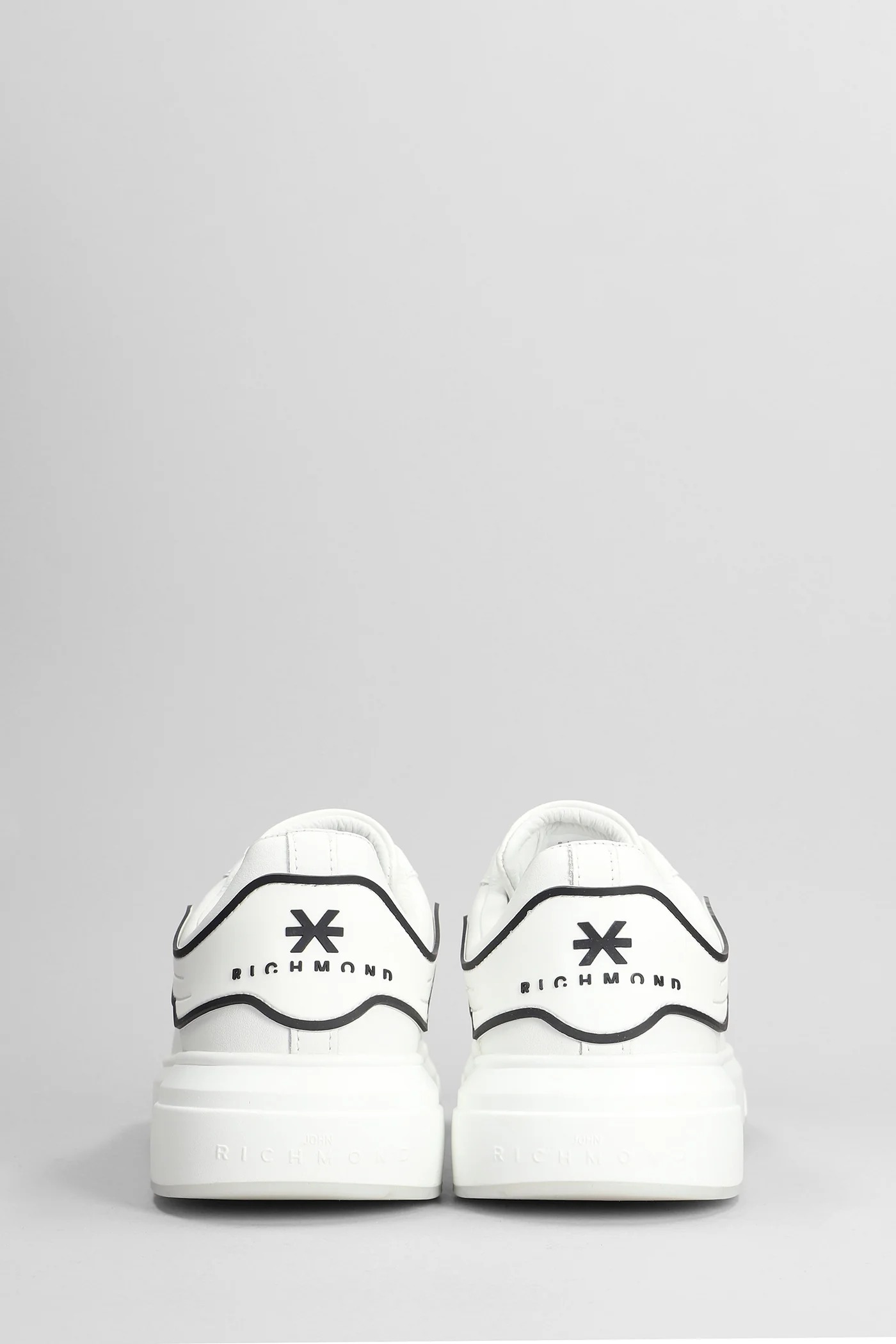 Sneakers in white leather - Image 4