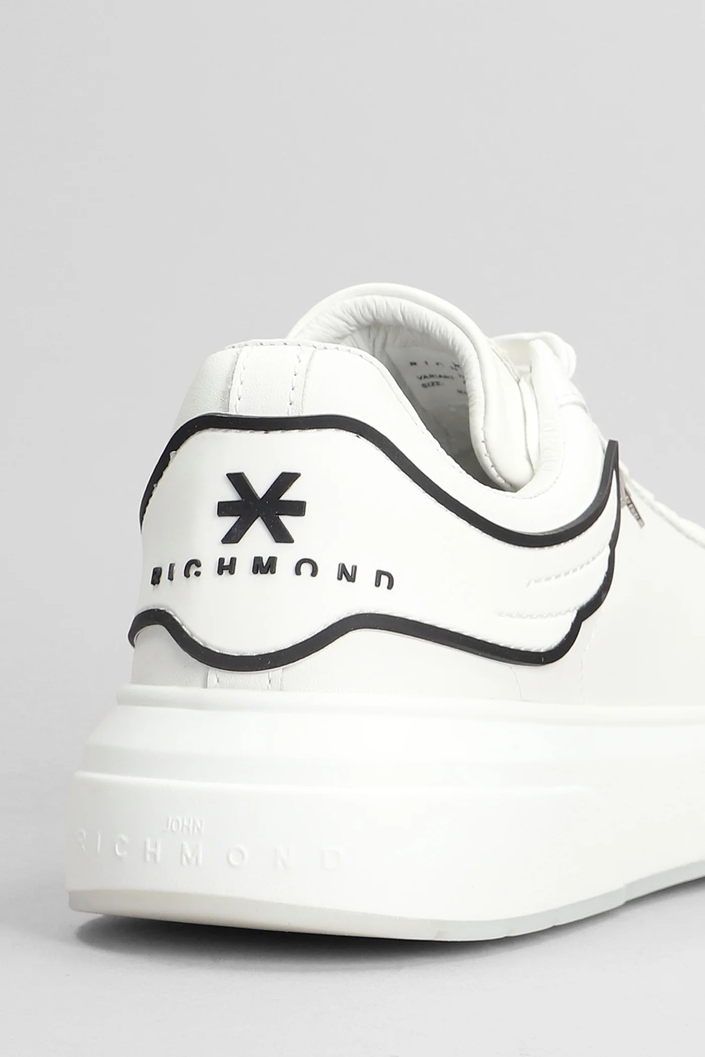 Sneakers in white leather - Image 5