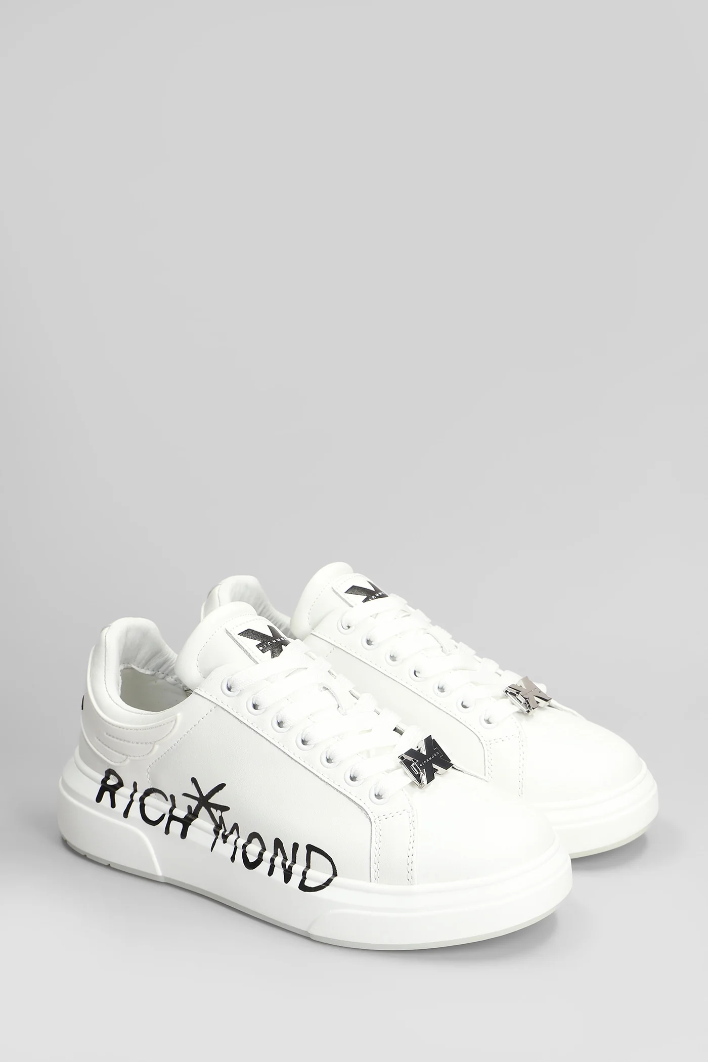 Sneakers in white leather - Image 2