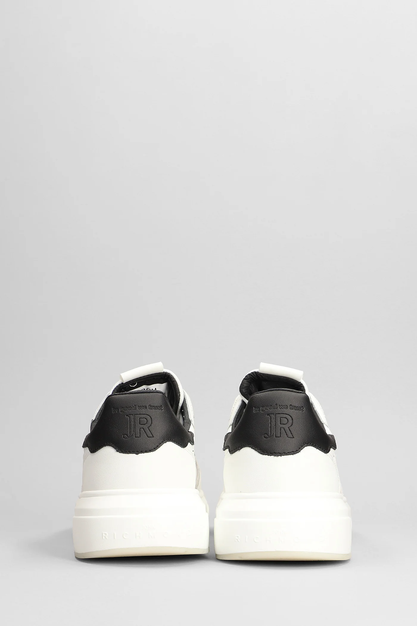 Sneakers in white leather - Image 4