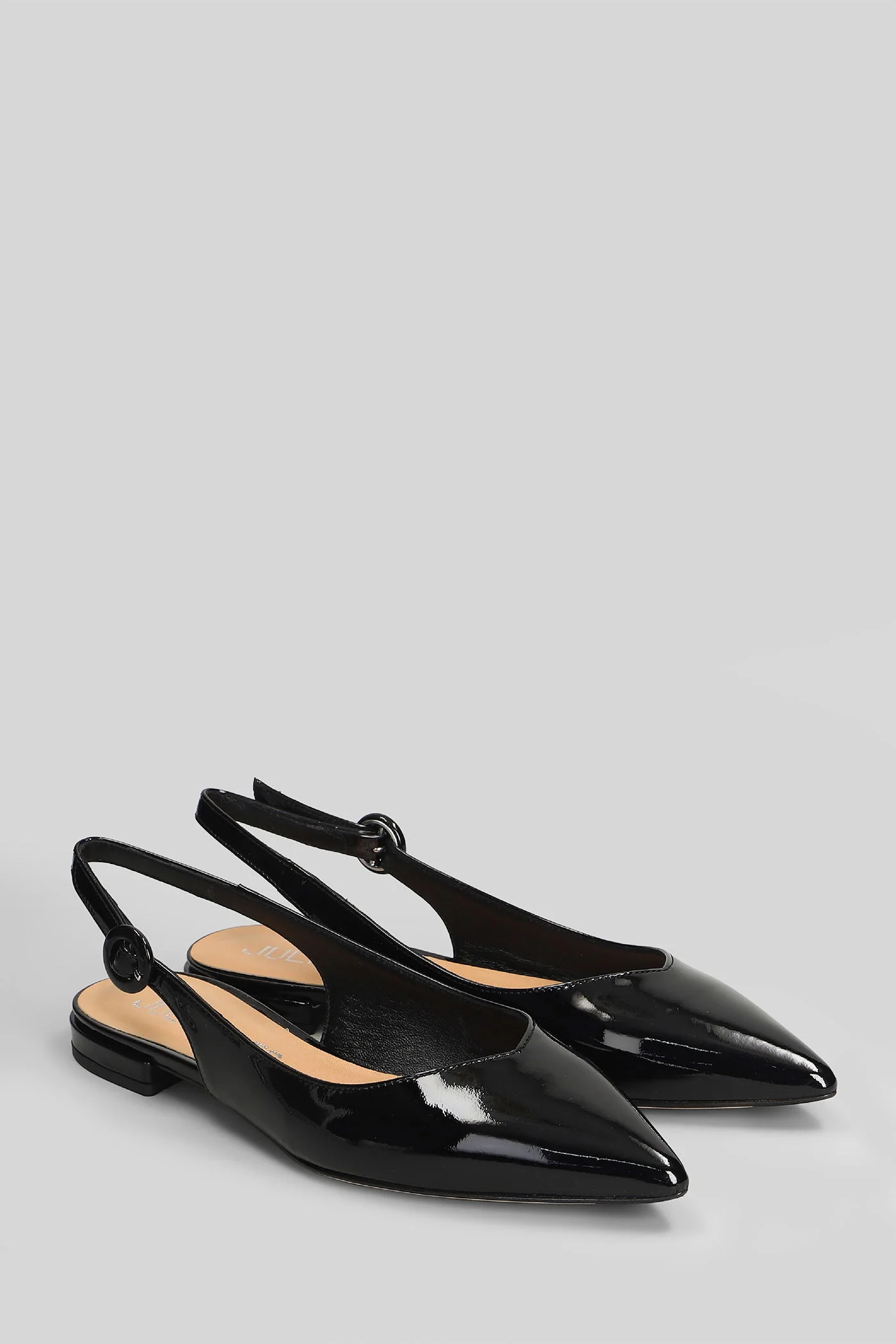 Ballet flats in black patent leather - Image 2