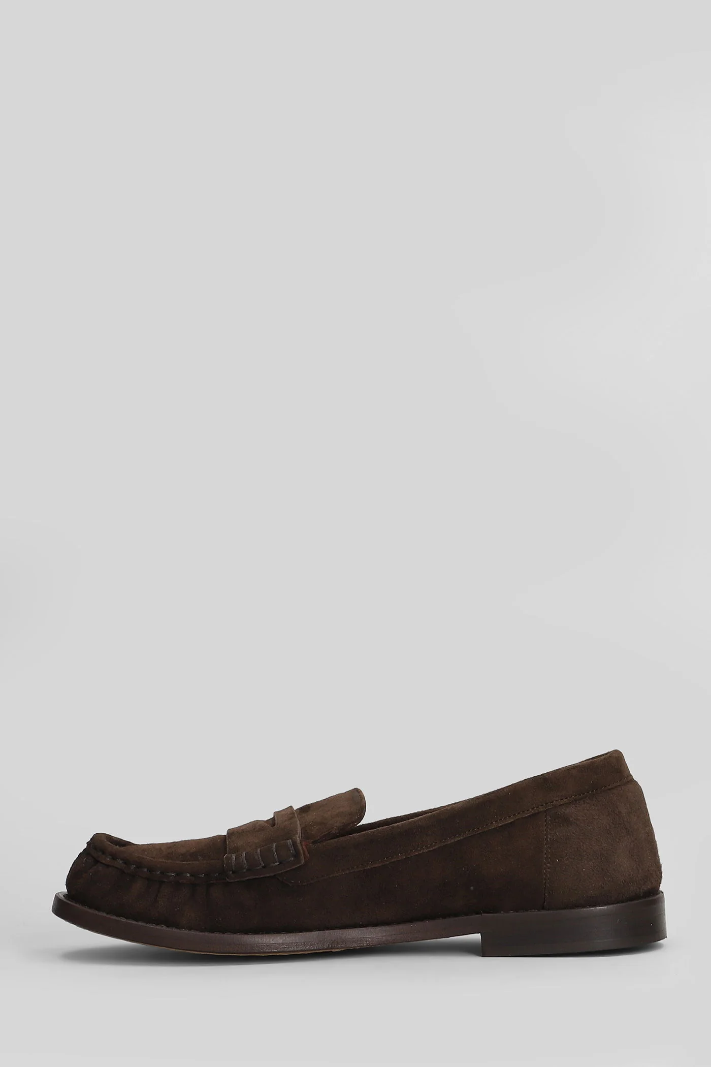 Loafers in dark brown suede - Image 3