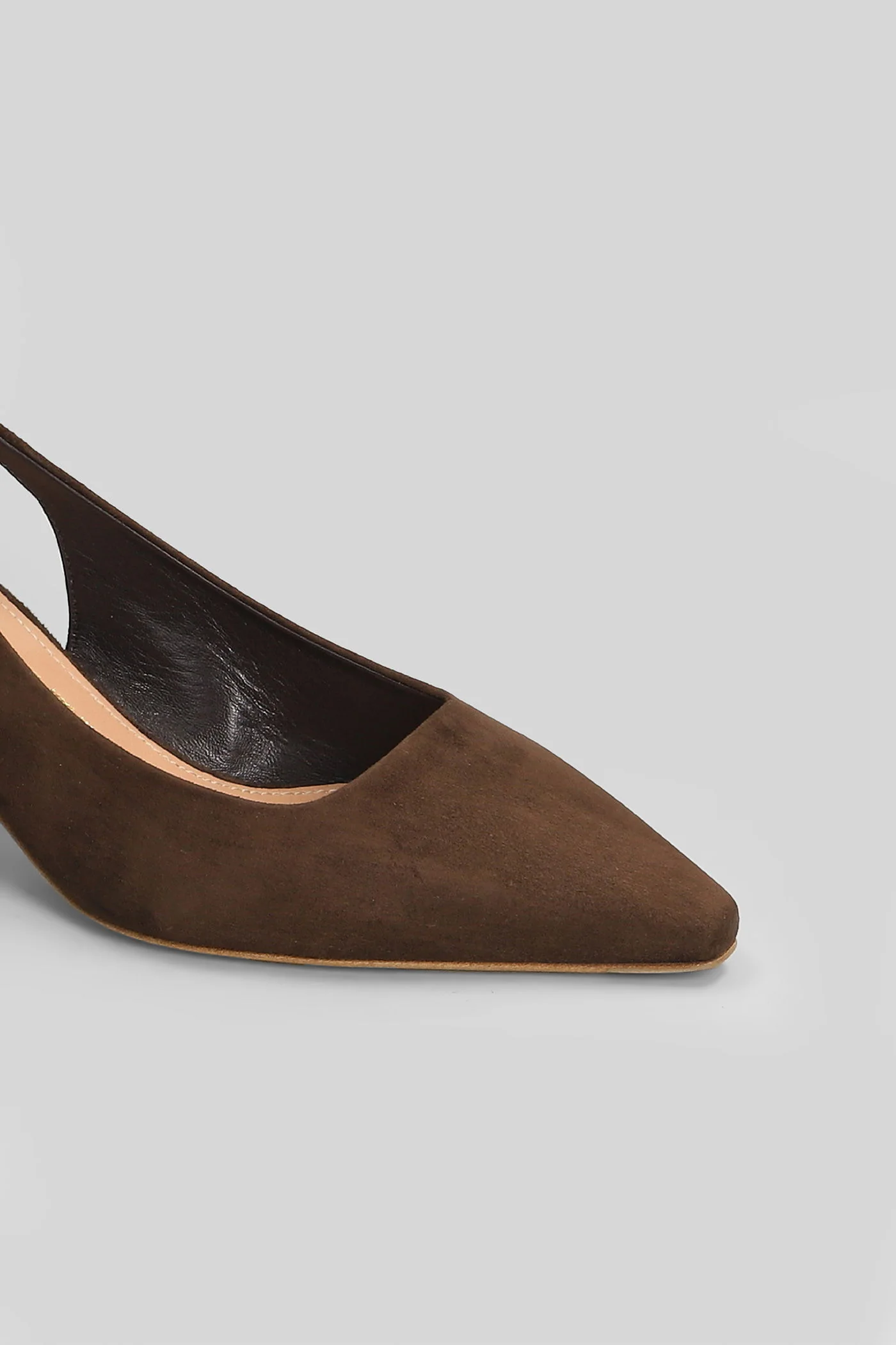 Pumps in dark brown suede - Image 5