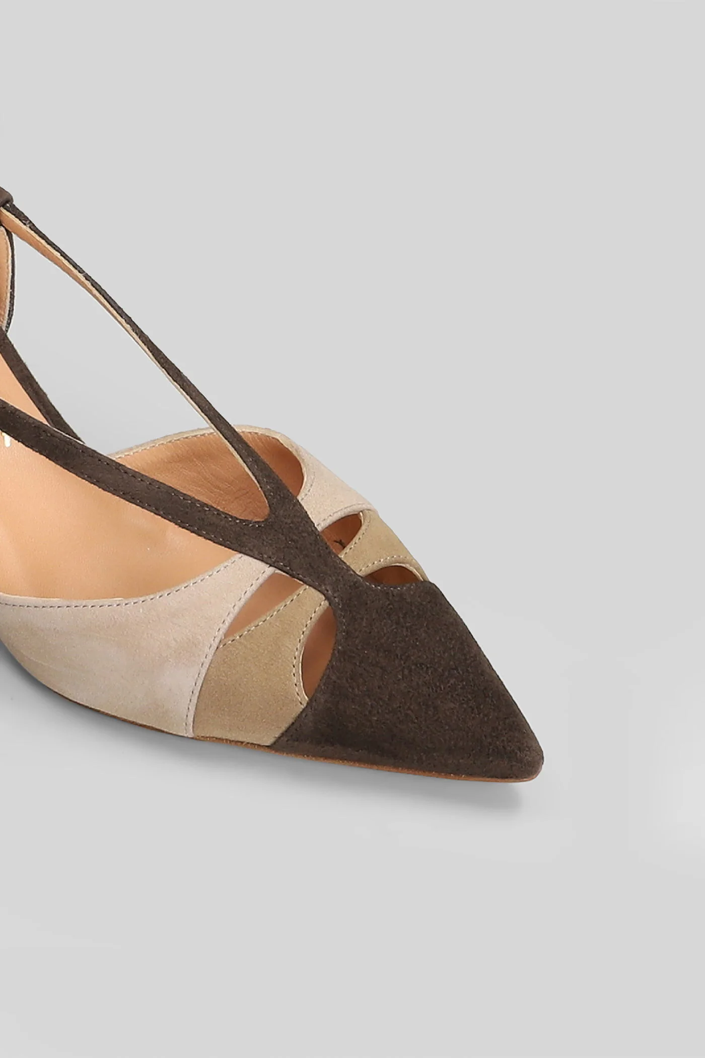 Pumps in dark brown suede - Image 5