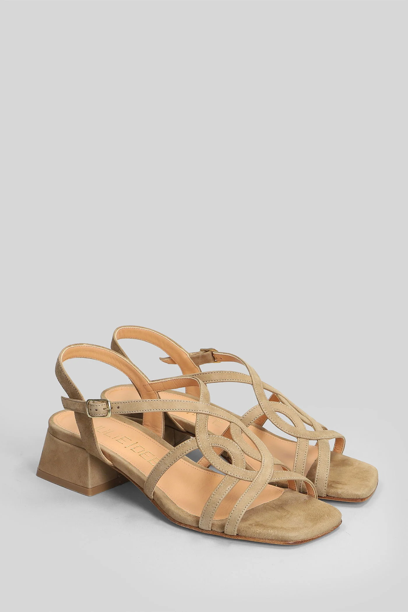 Sandals in beige suede - Image 2