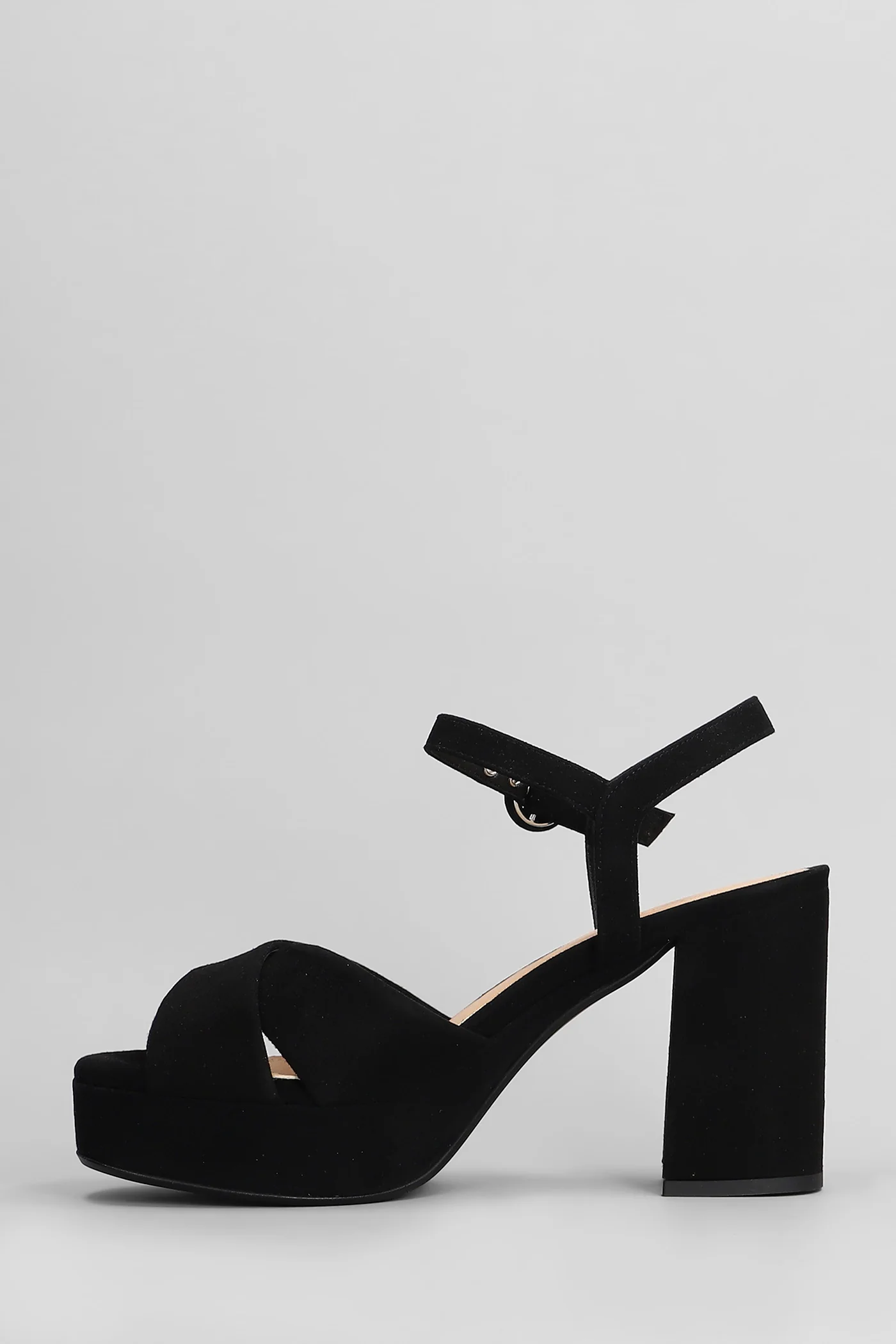 Sandals in black suede - Image 3