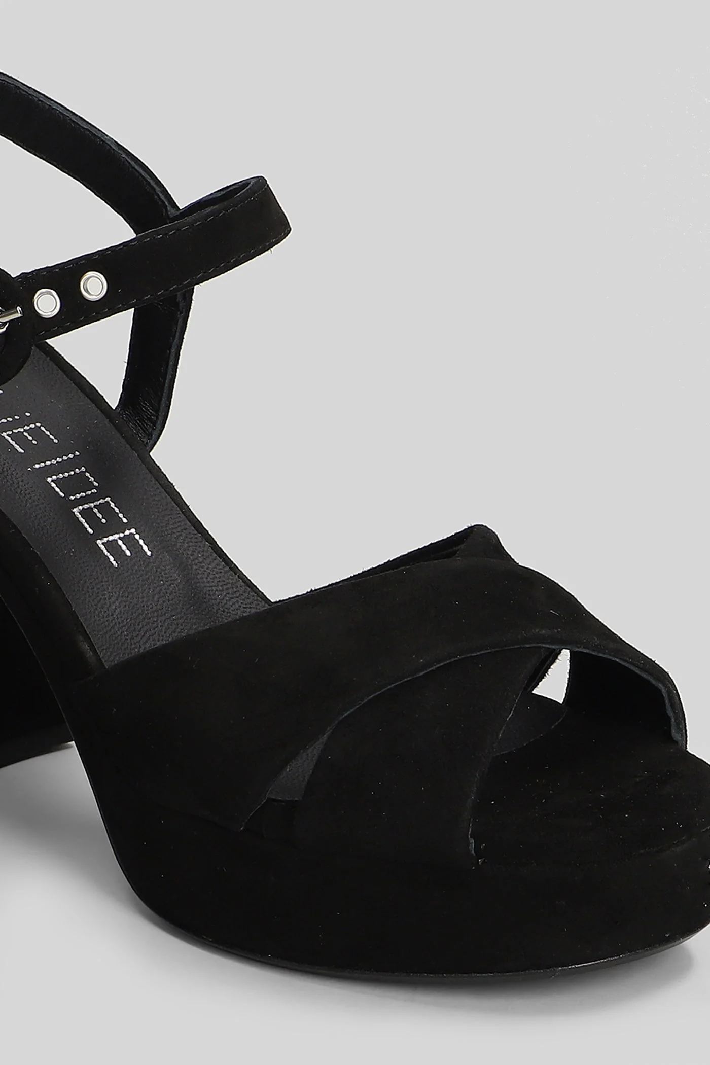 Sandals in black suede - Image 5