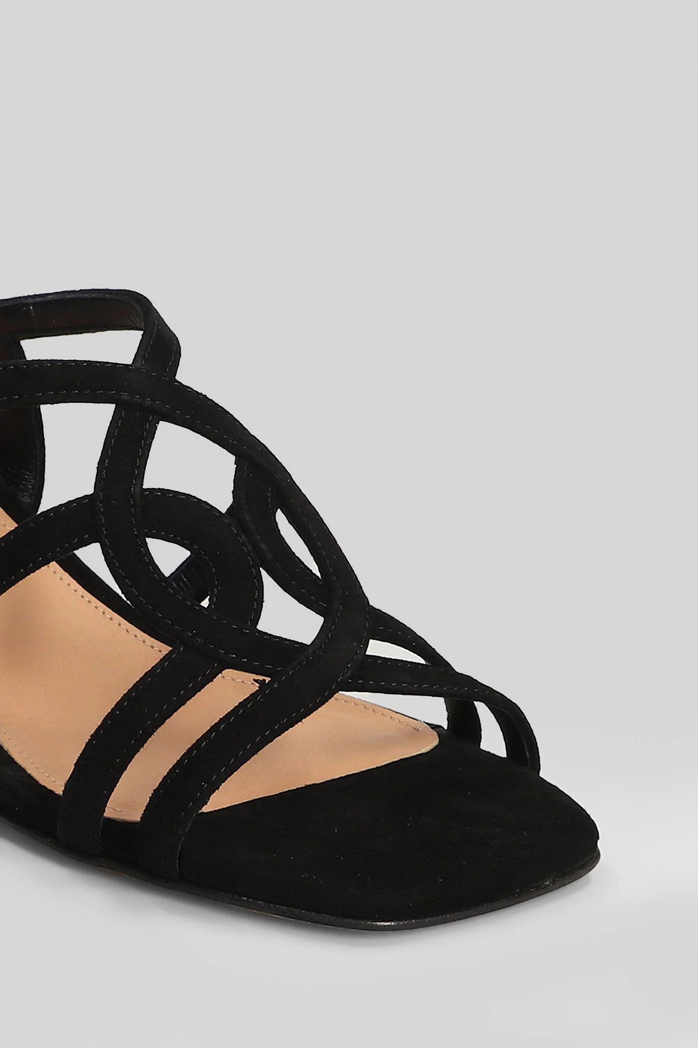 Sandals in black suede - Image 5