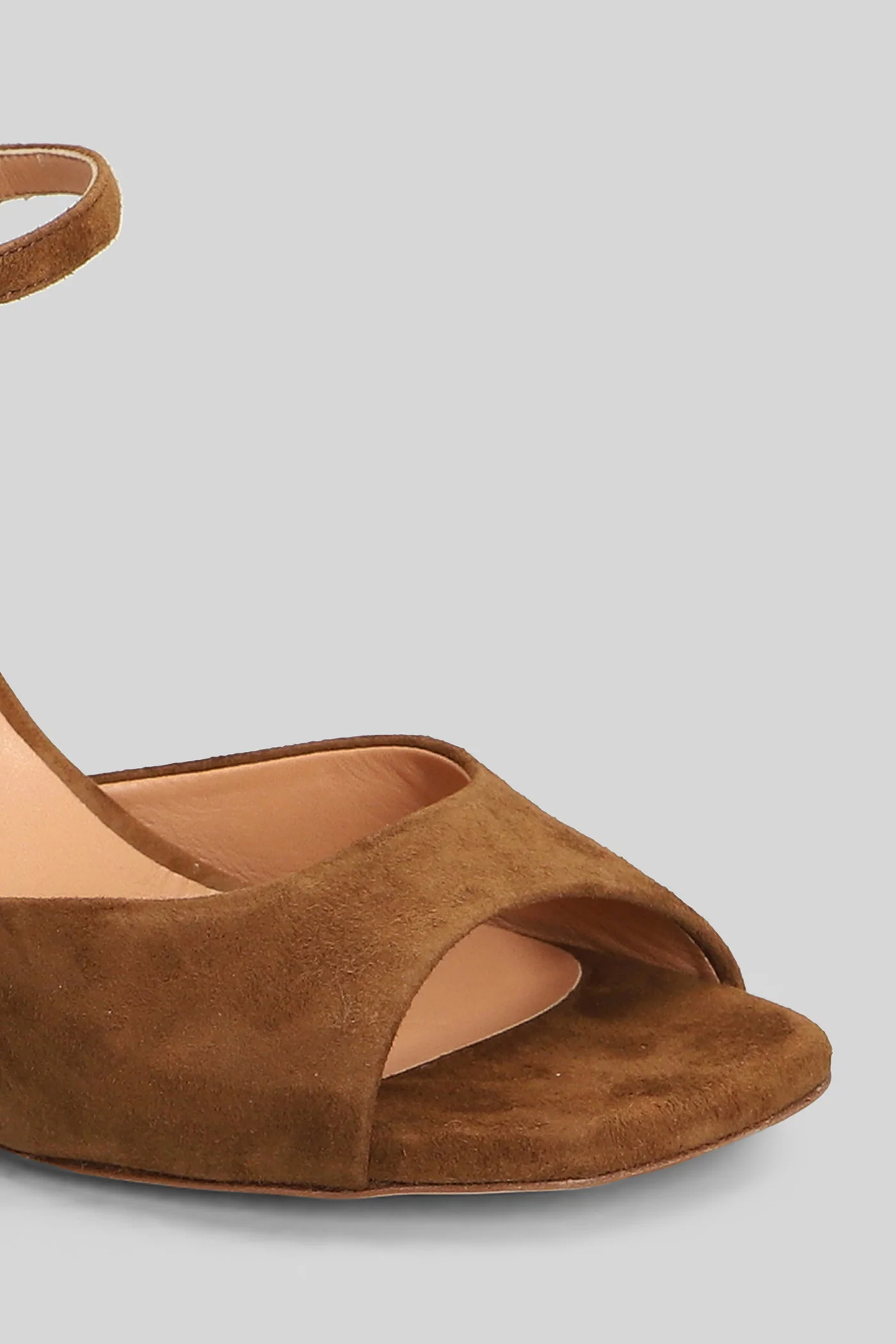 Sandals in brown suede - Image 65