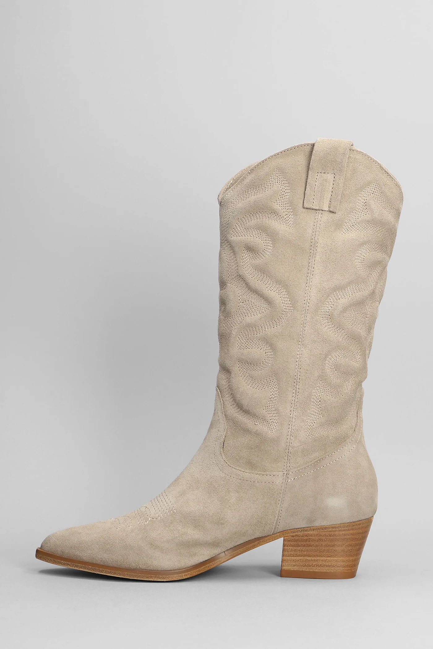texan Ankle boots in beige suede - Image 3
