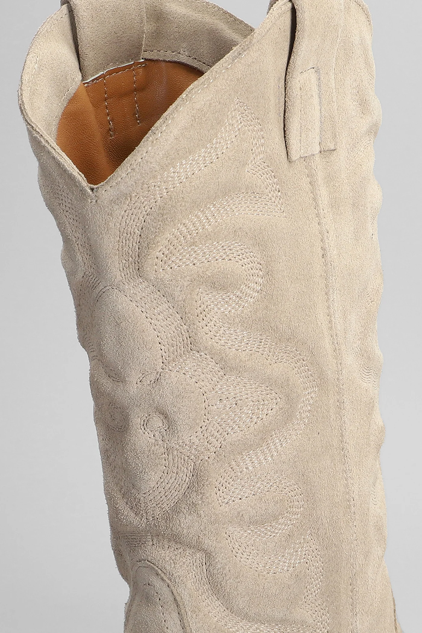texan Ankle boots in beige suede - Image 5