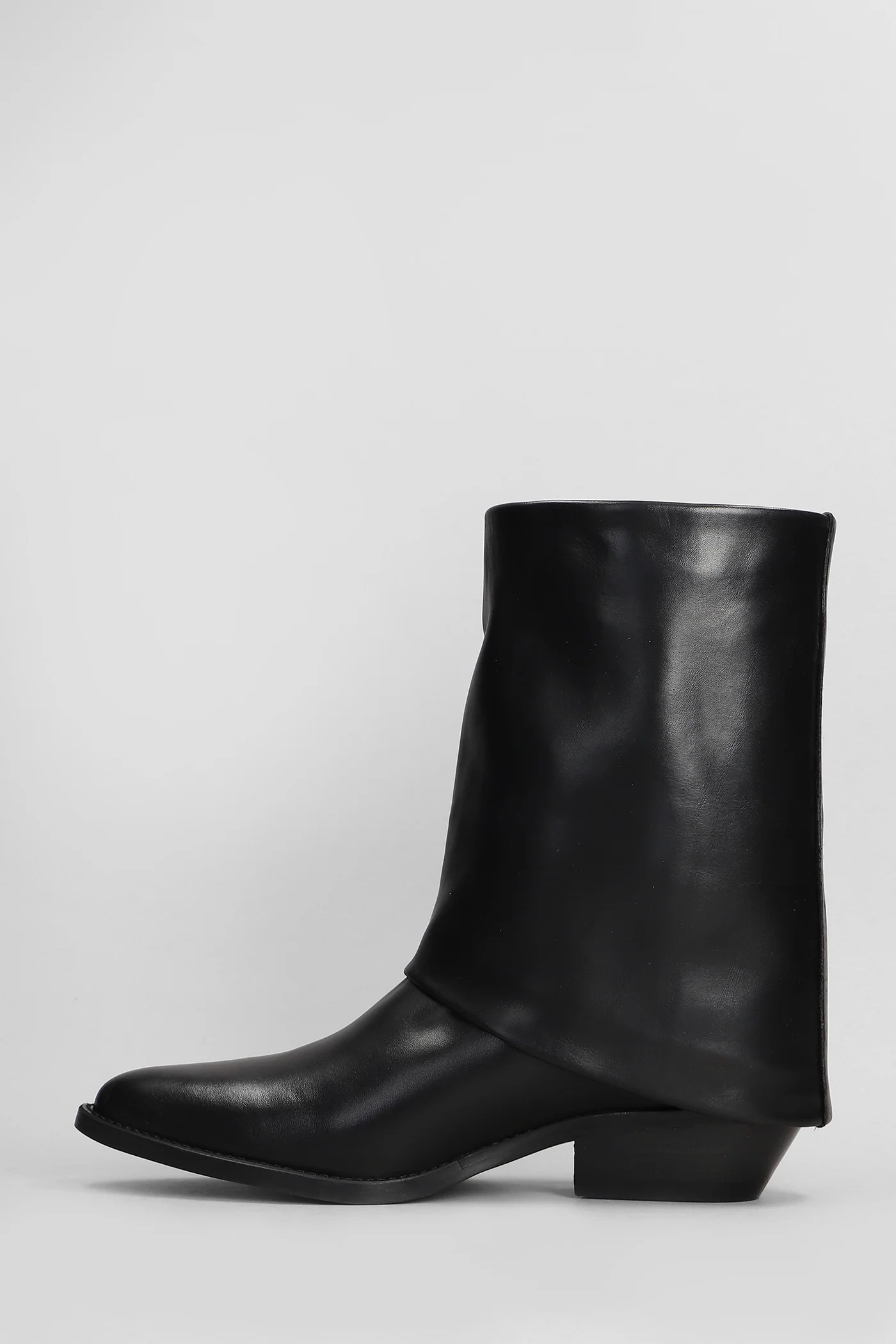 texan Ankle boots in black leather - Image 3
