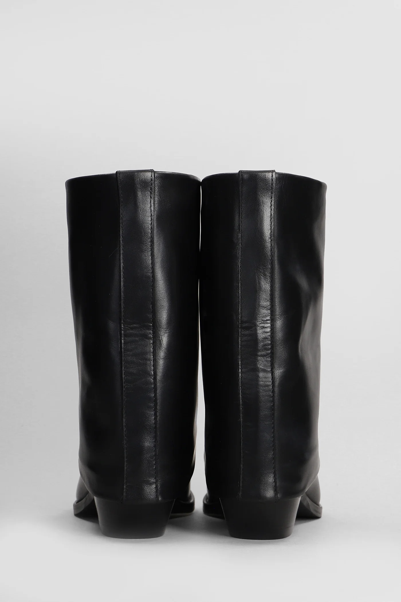 texan Ankle boots in black leather - Image 4