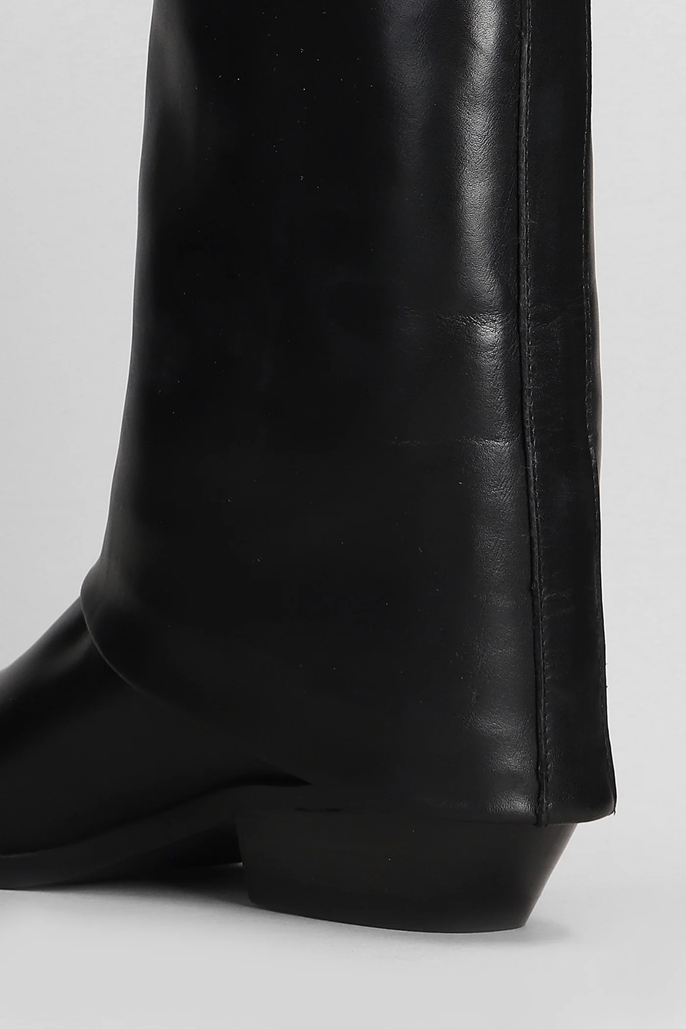 texan Ankle boots in black leather - Image 5
