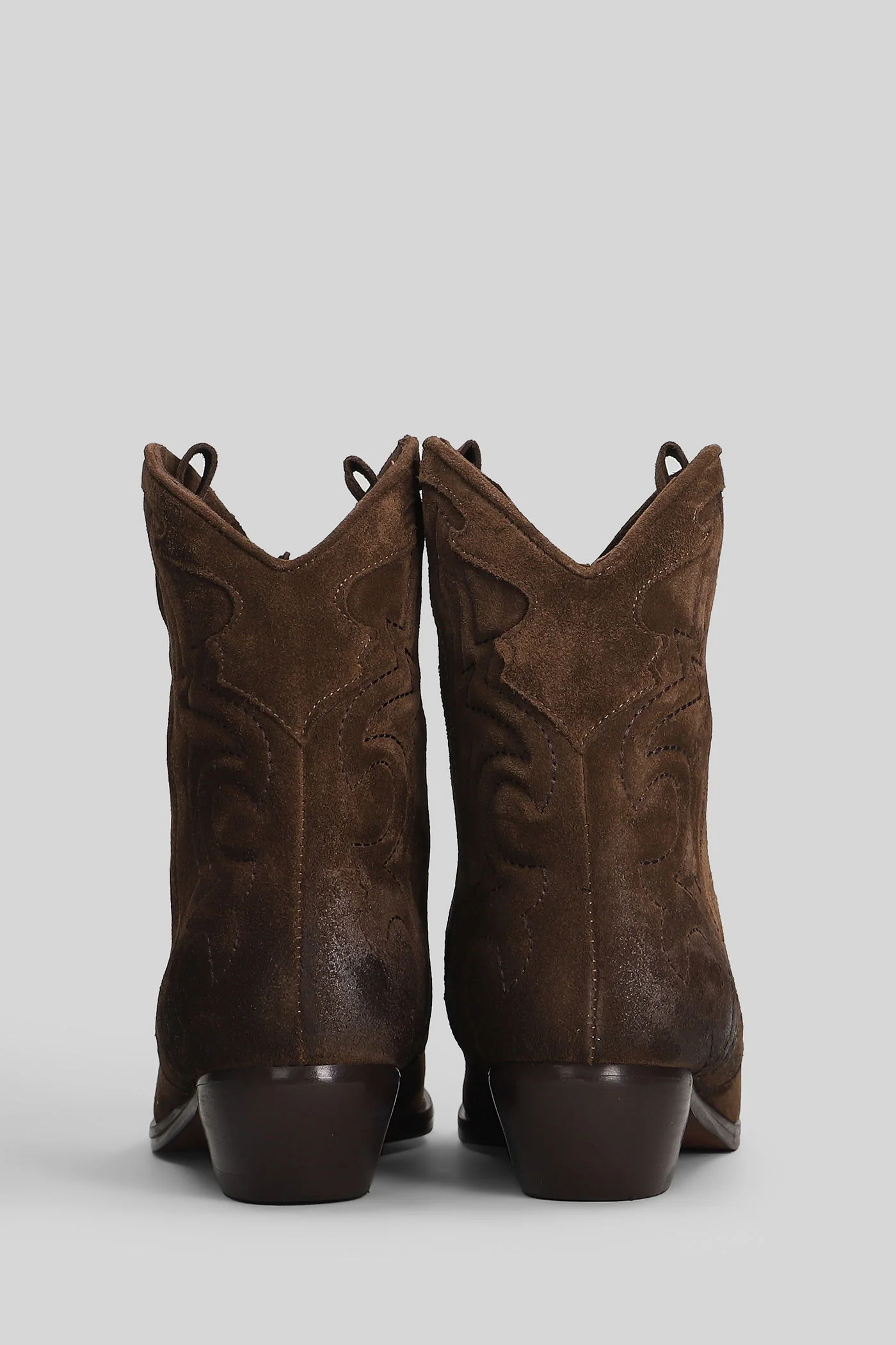 texan Ankle boots in brown suede - Image 4