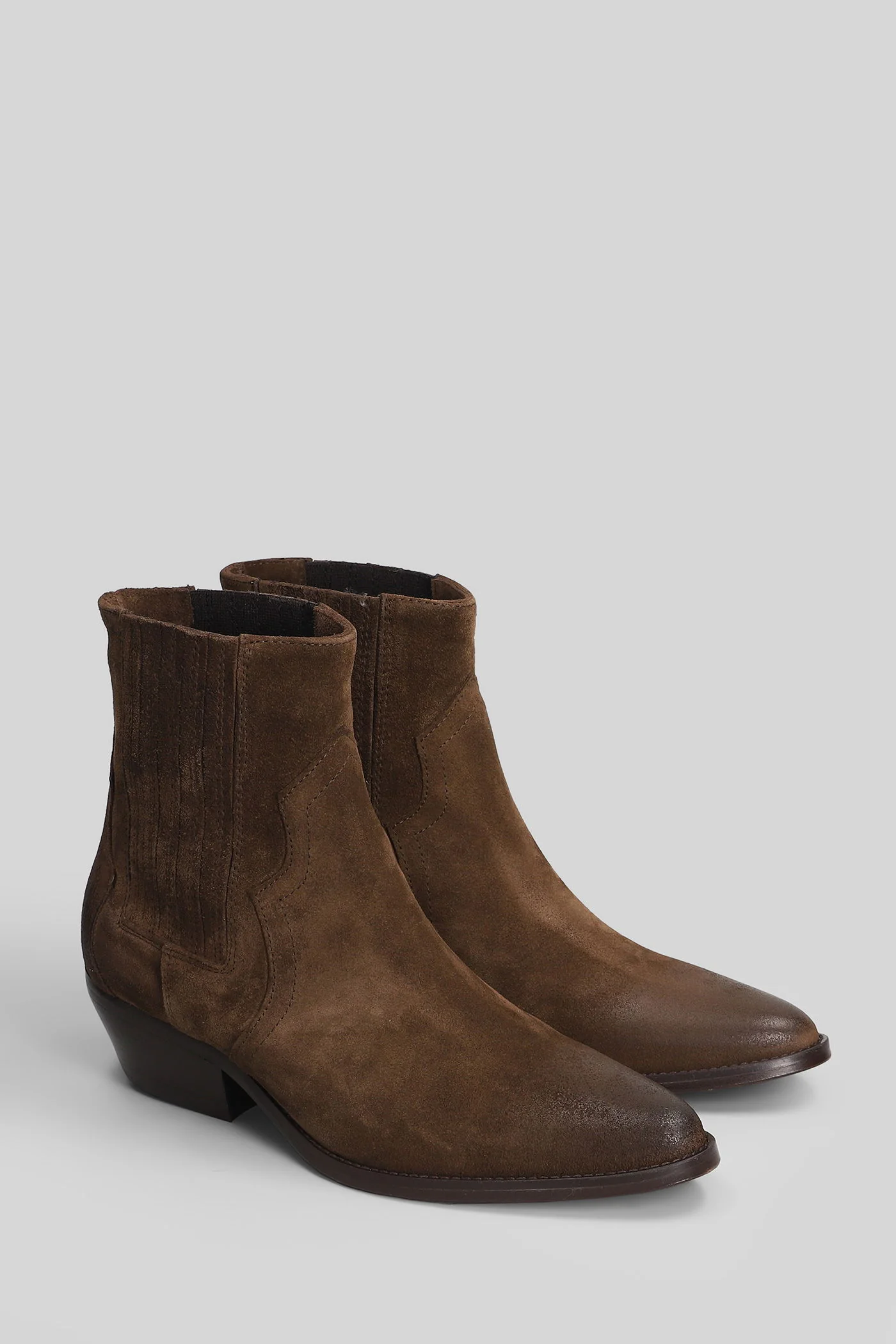texan Ankle boots in brown suede - Image 2
