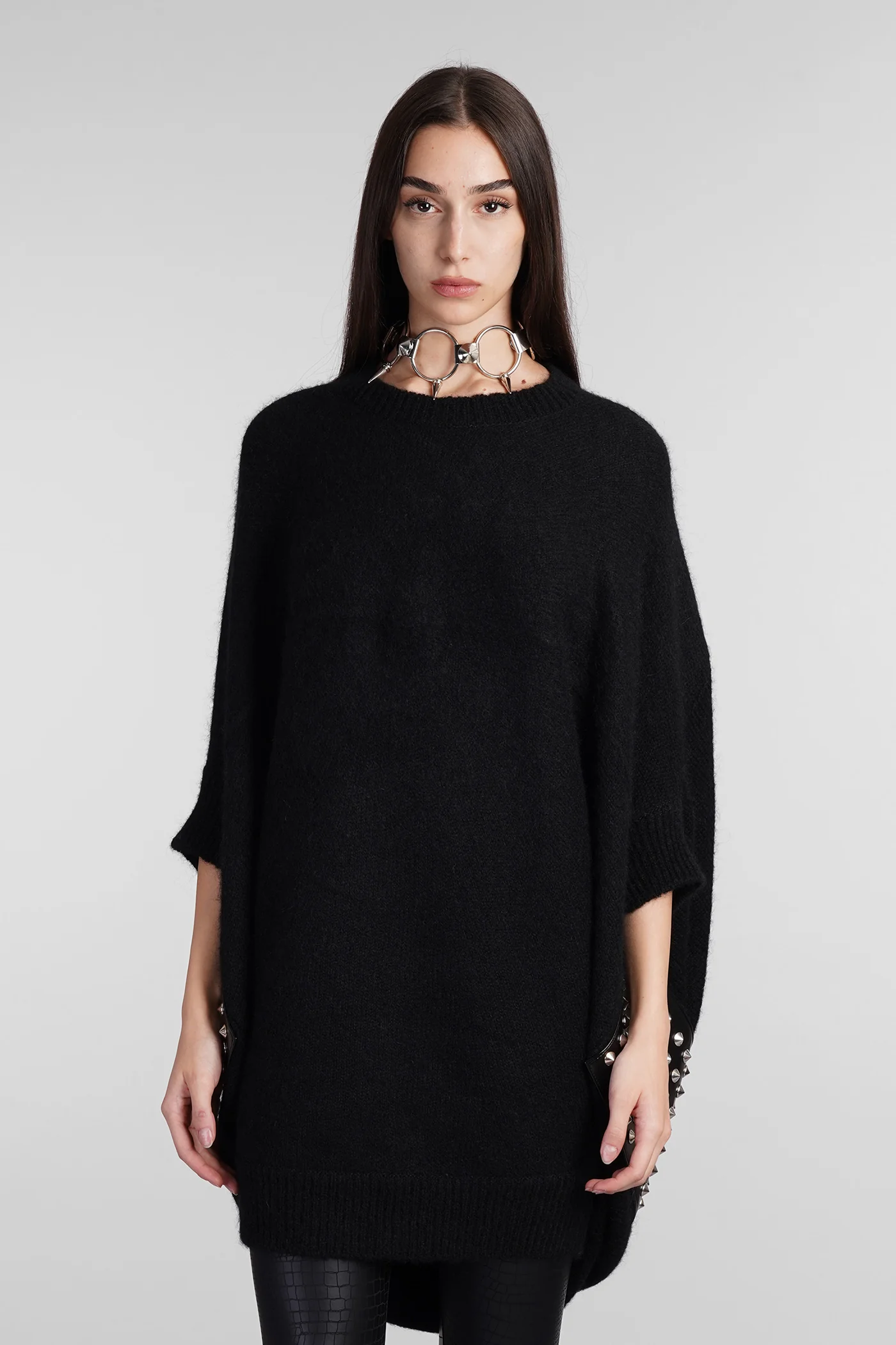 Knitwear in black wool