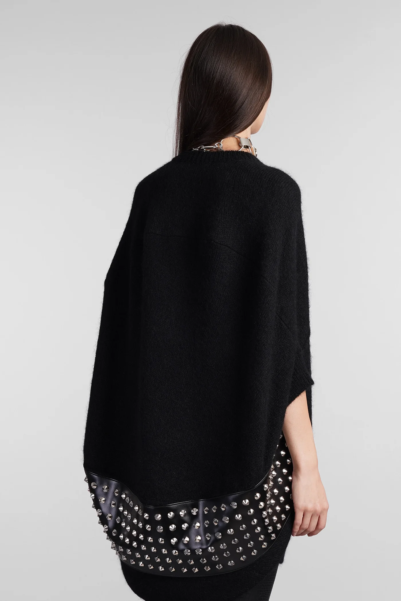 Knitwear in black wool - Image 3