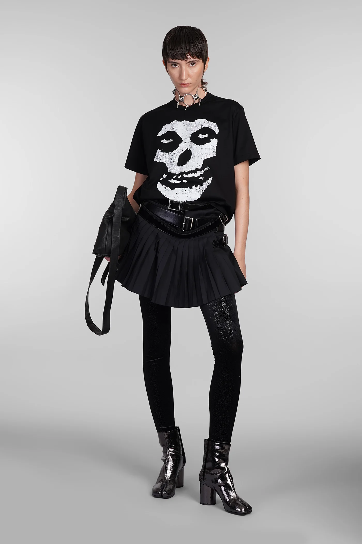 Leggings in black polyester - Image 2