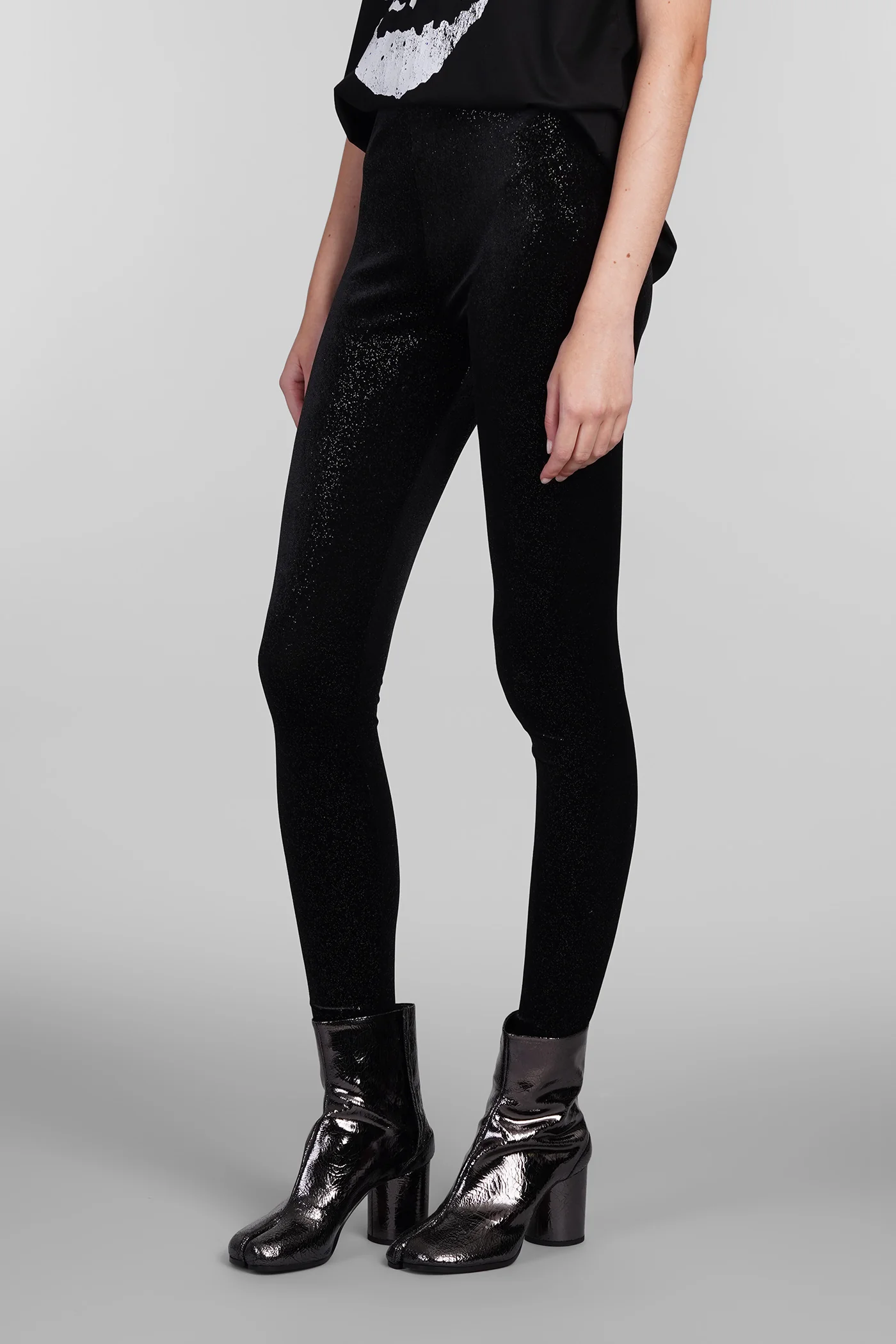 Leggings in black polyester - Image 4