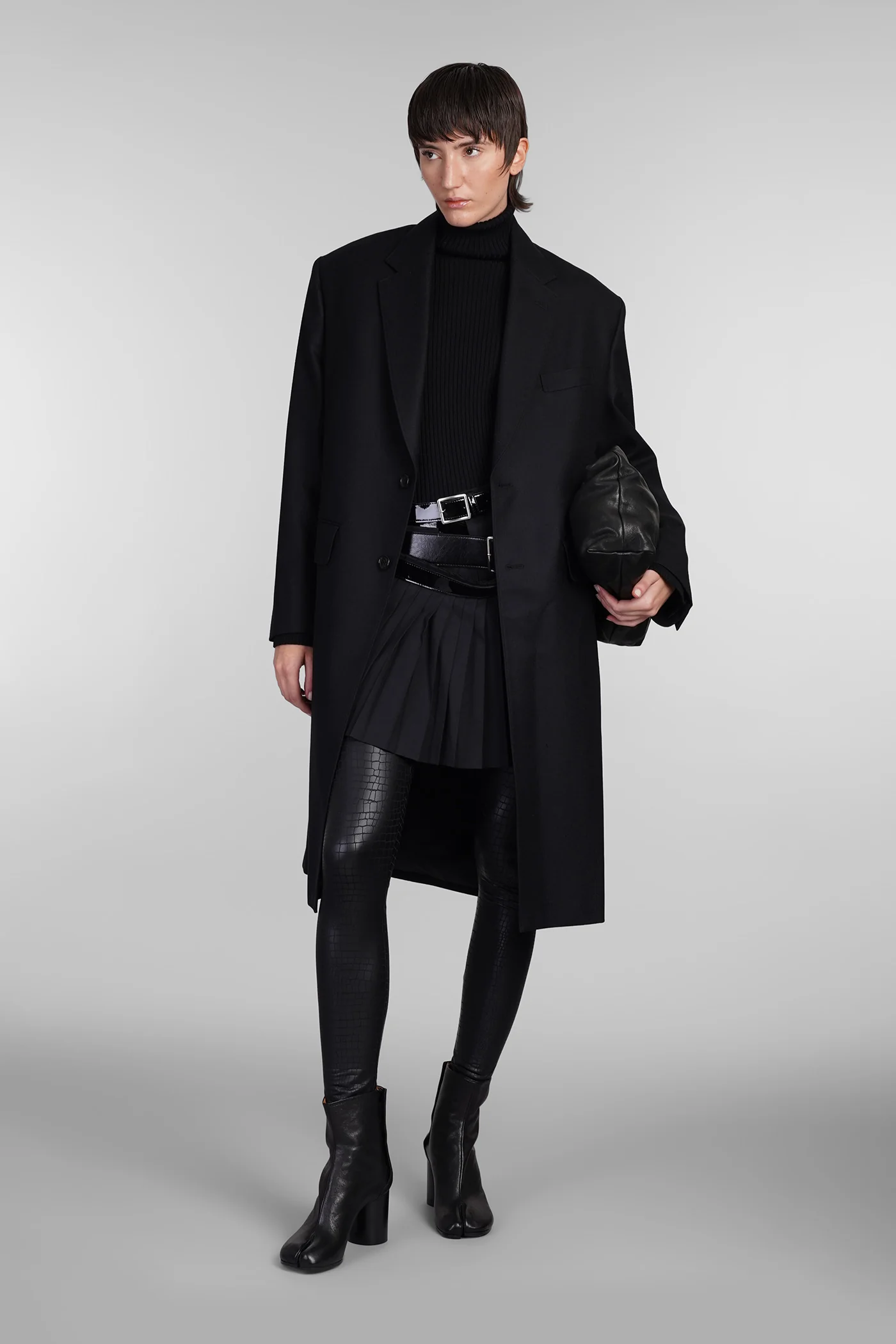 Leggings in black polyester - Image 2