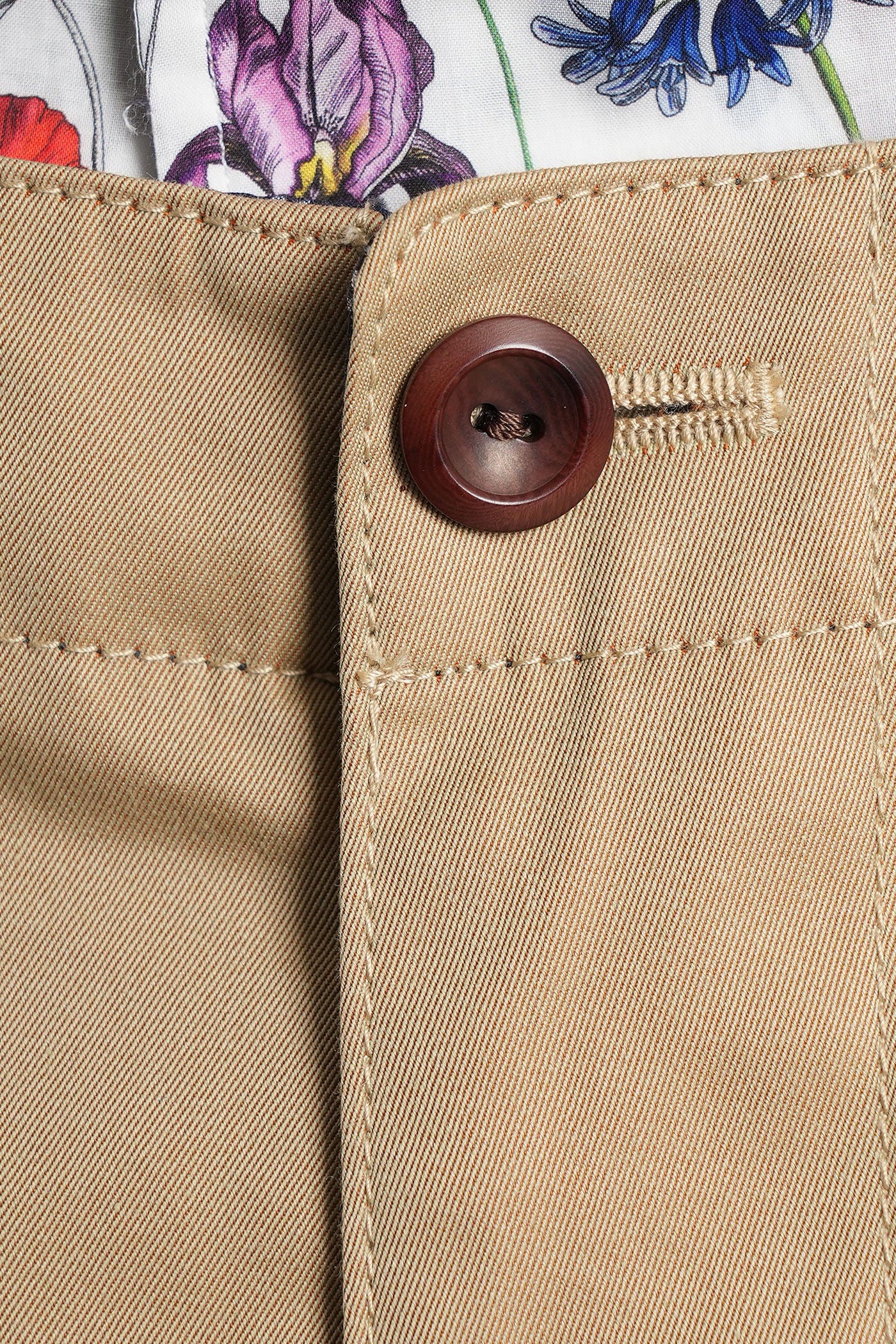 Pants in beige cotton - Image 5