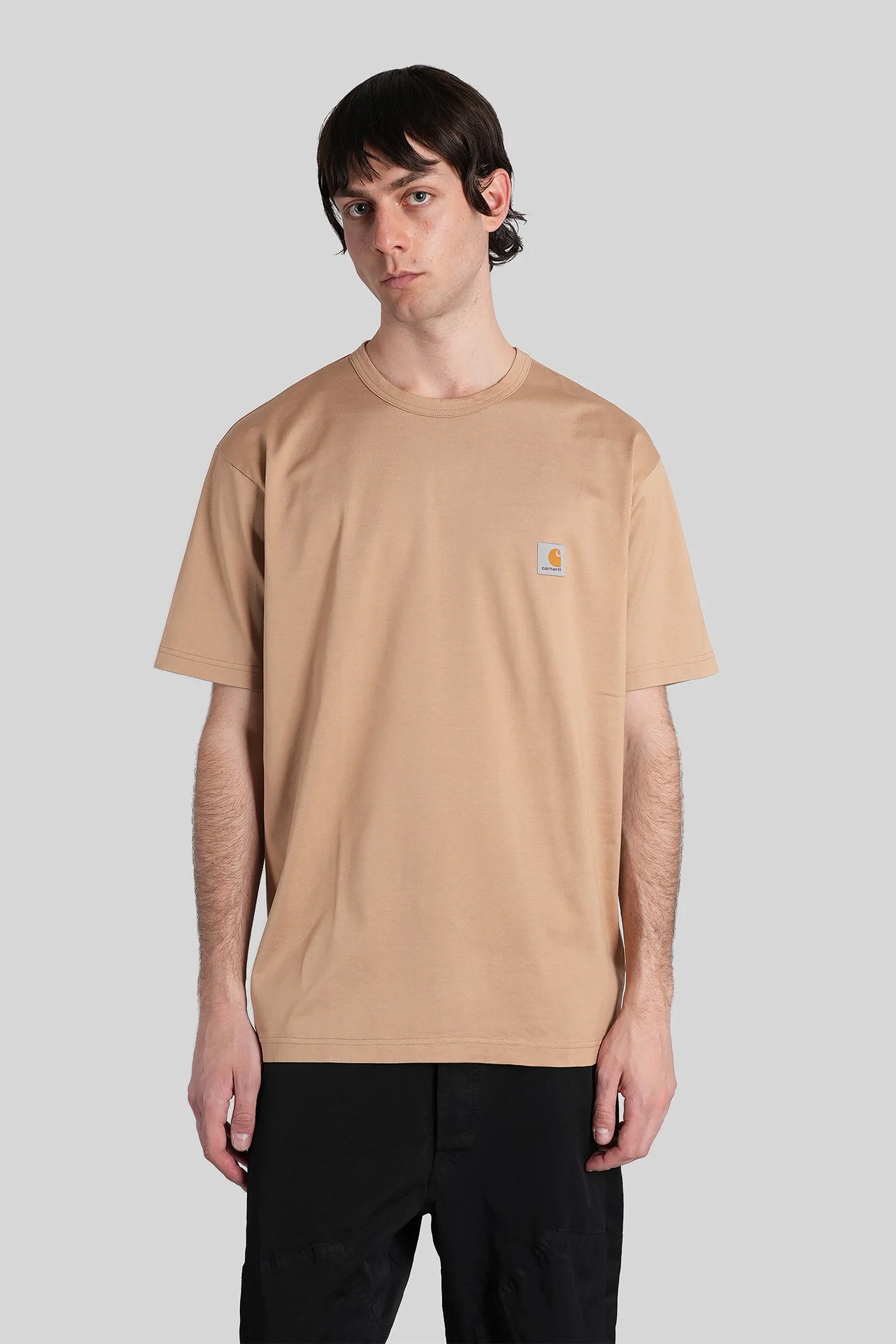 T-Shirt in beige cotton