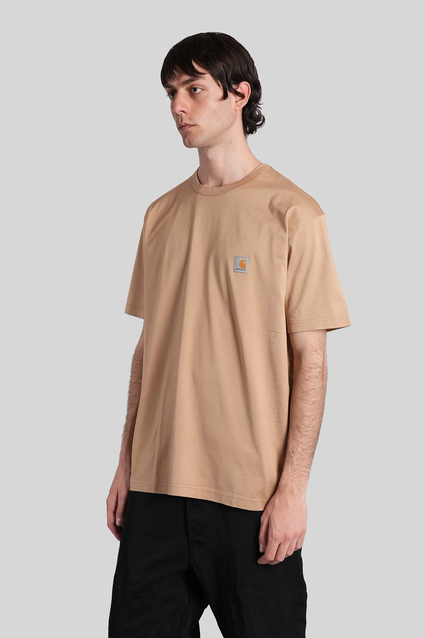 T-Shirt in beige cotton - Image 4