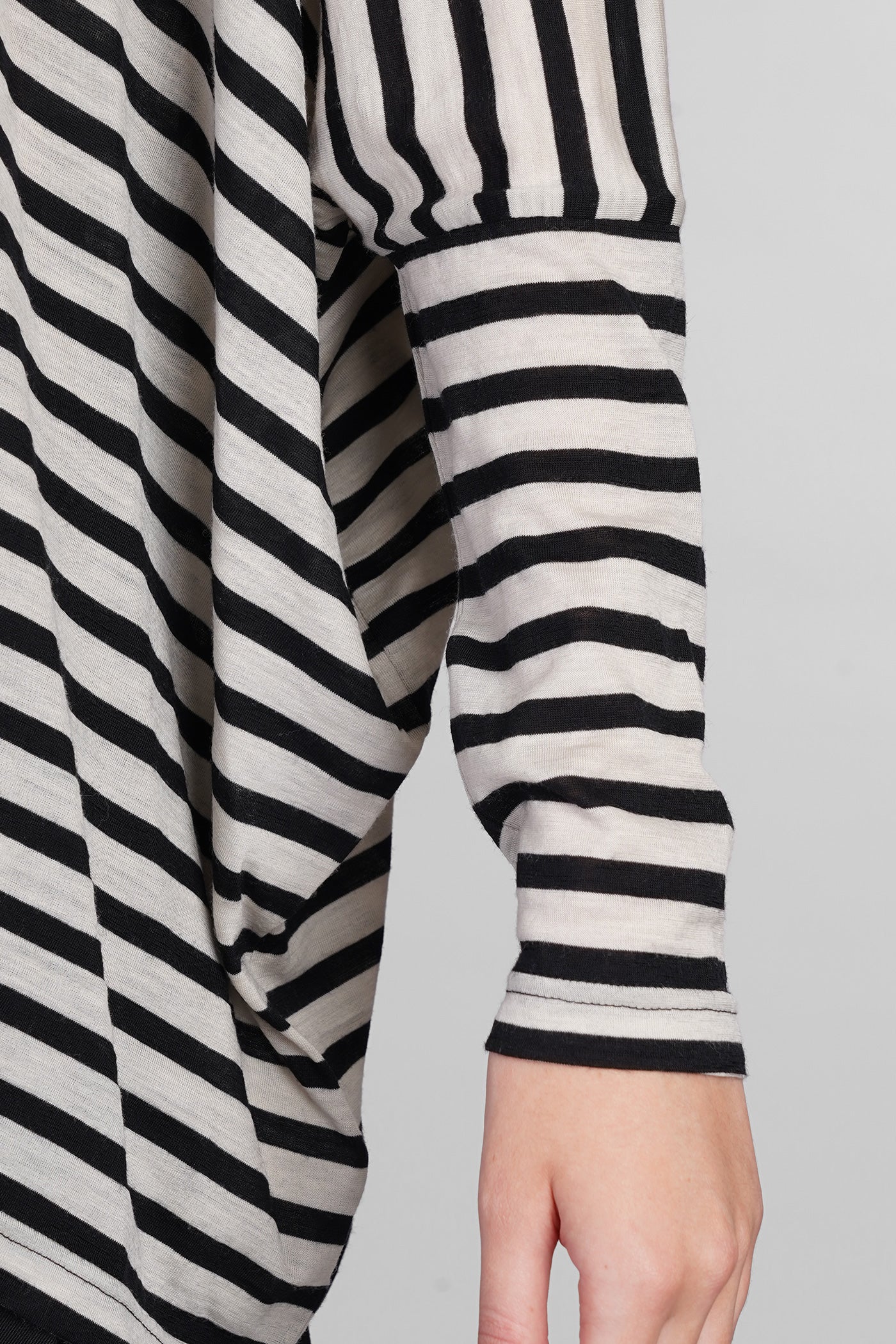 T-Shirt in beige wool - Image 5