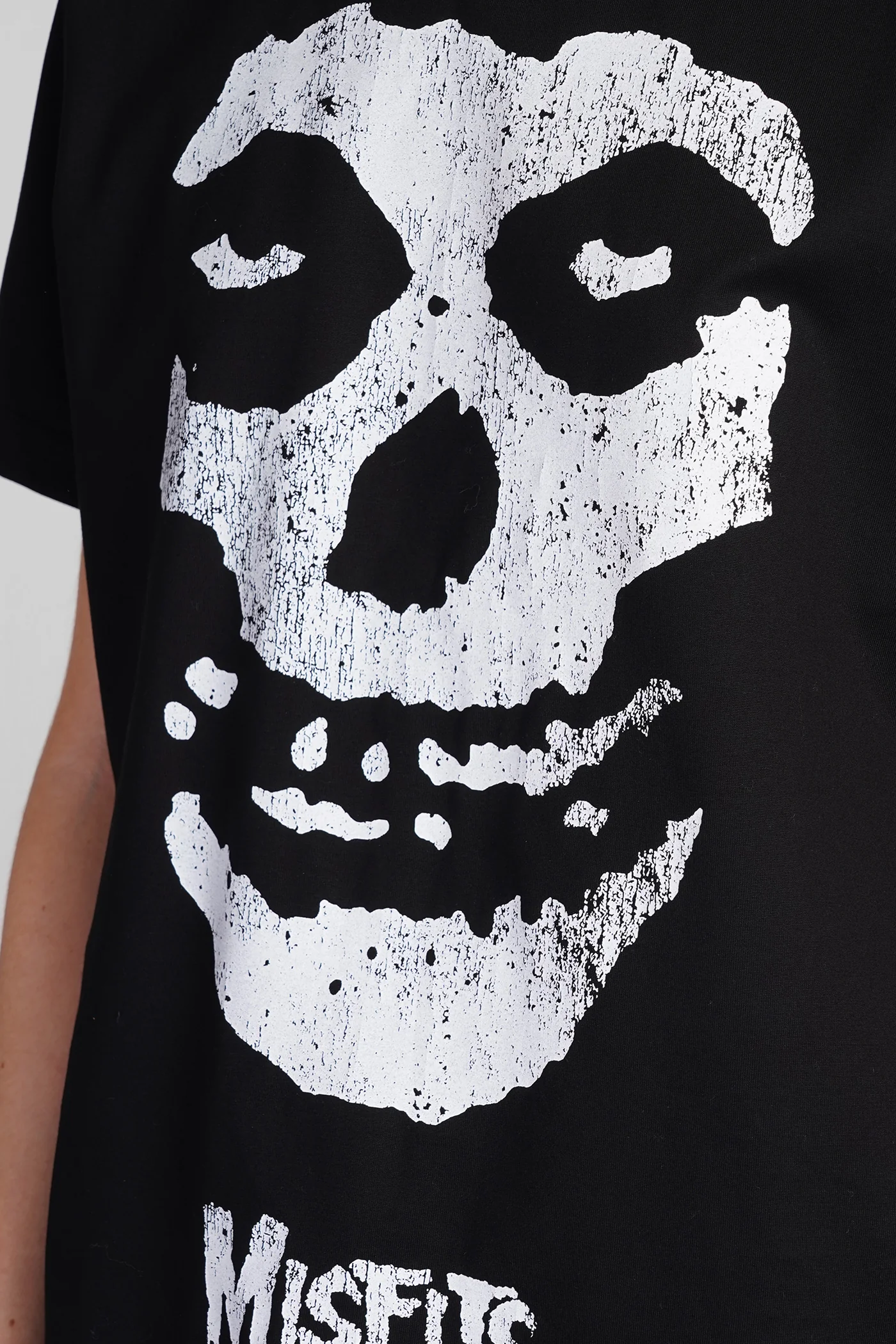 T-Shirt in black cotton - Image 5