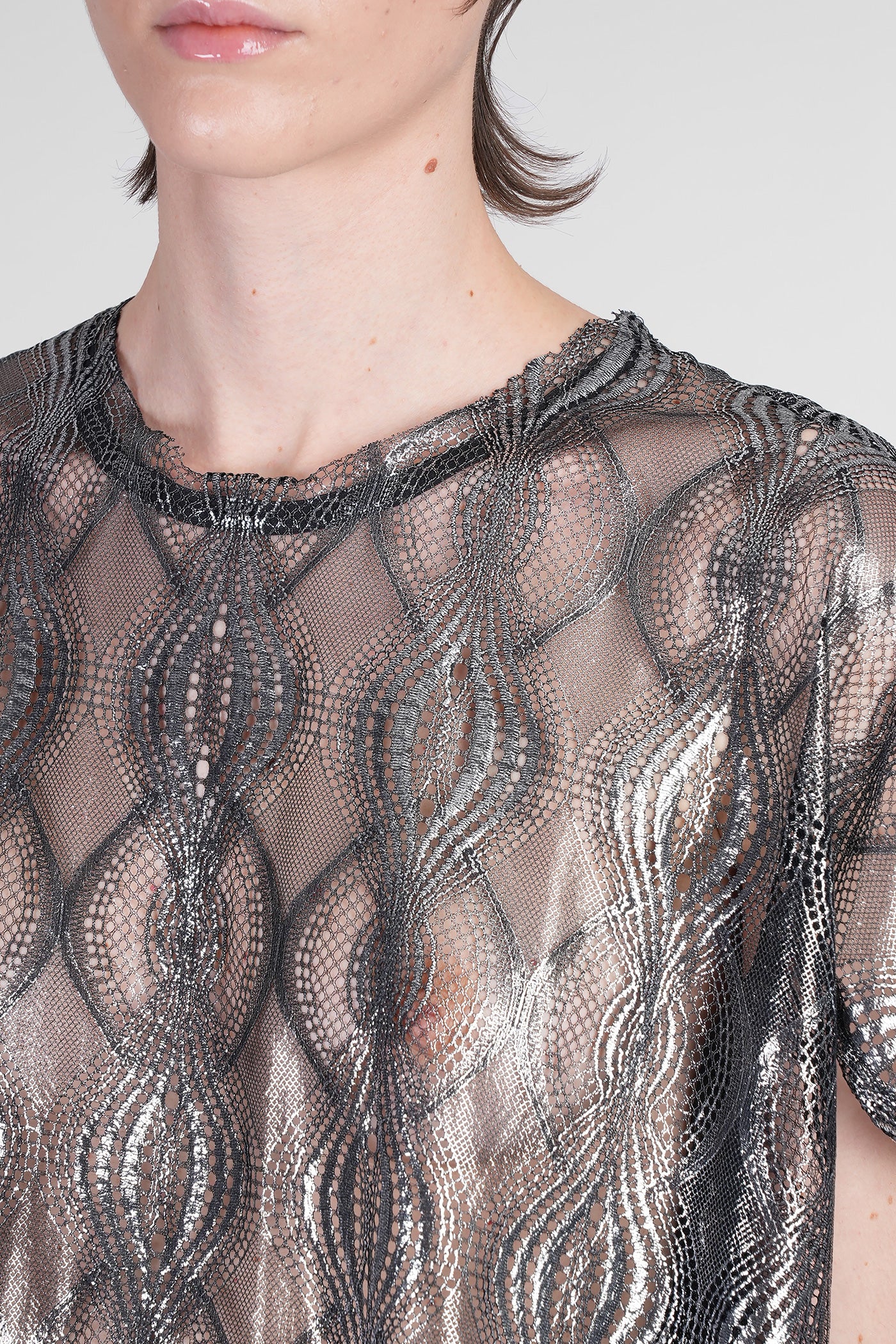 T-Shirt in black polyester - Image 5