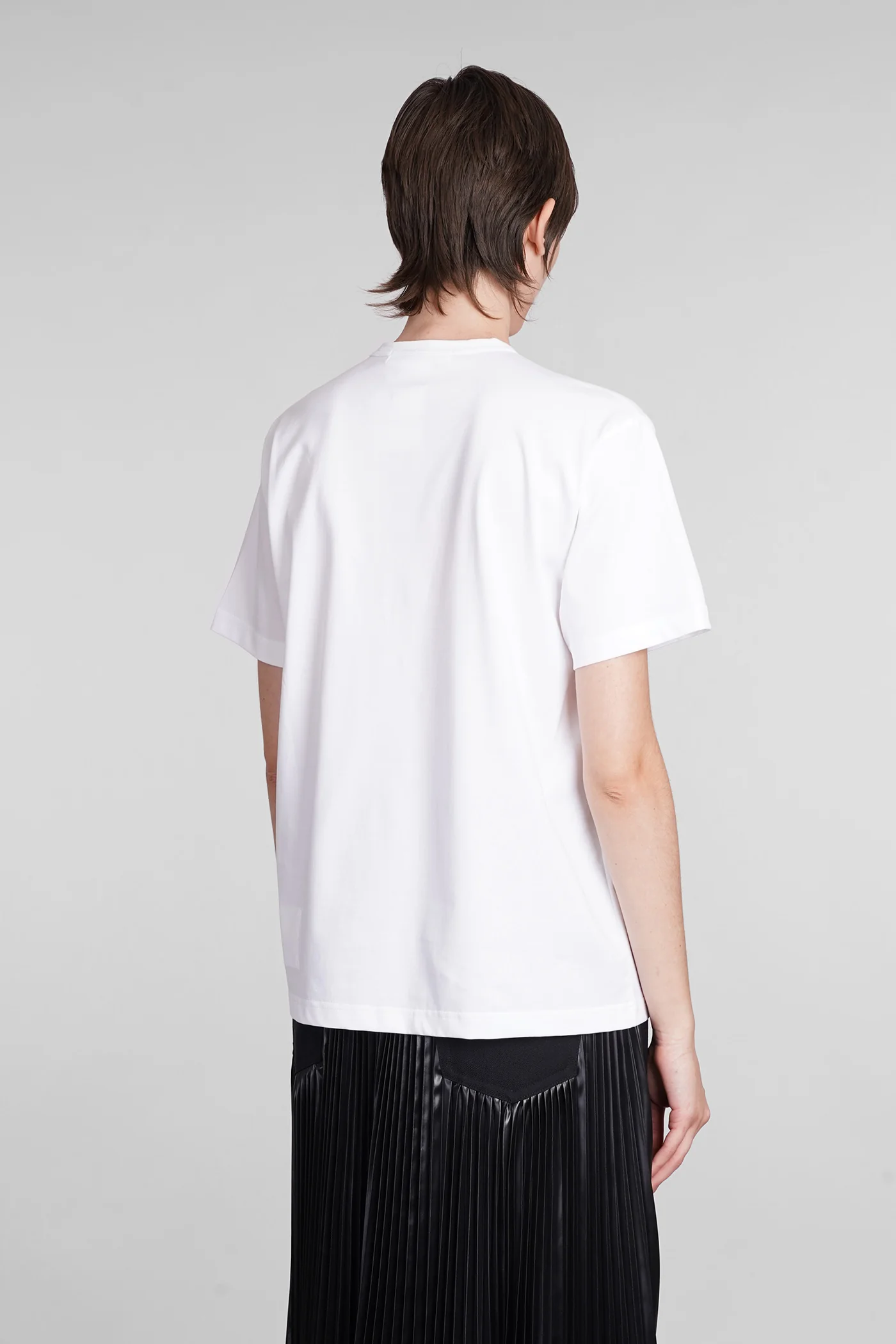 T-Shirt in white cotton - Image 3
