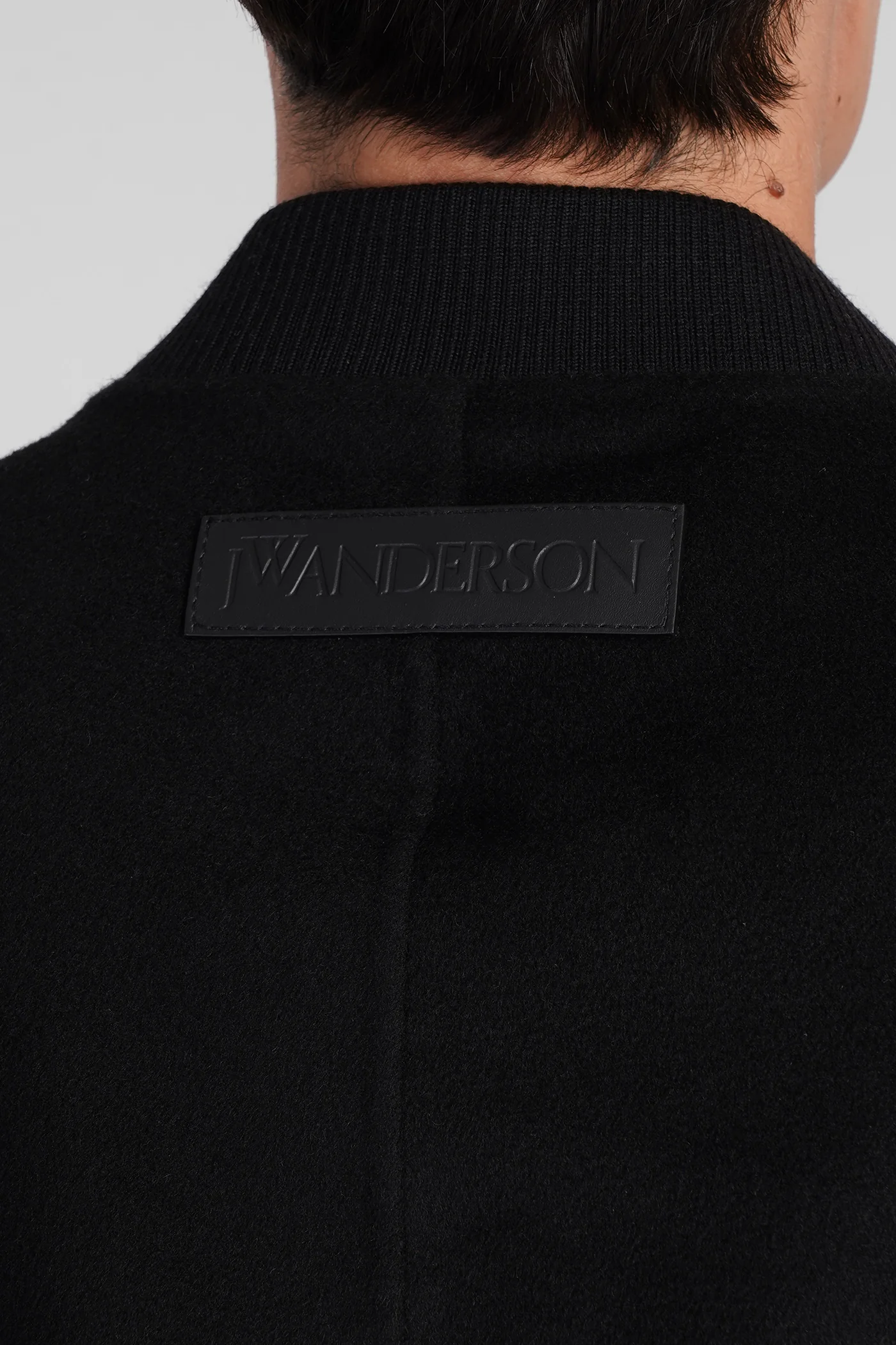 Bomber Jacket in black wool - Image 5