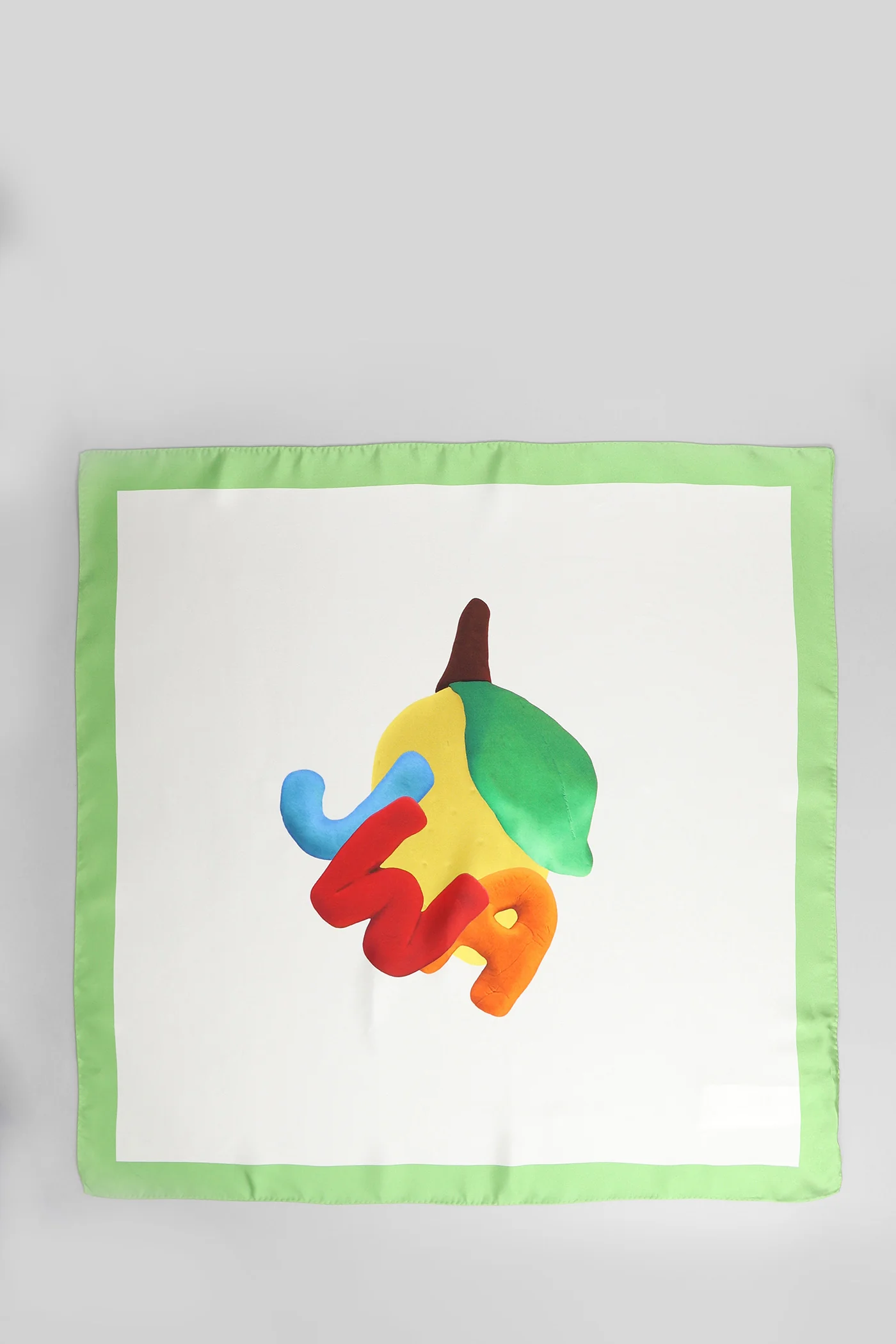 Foulard in white silk
