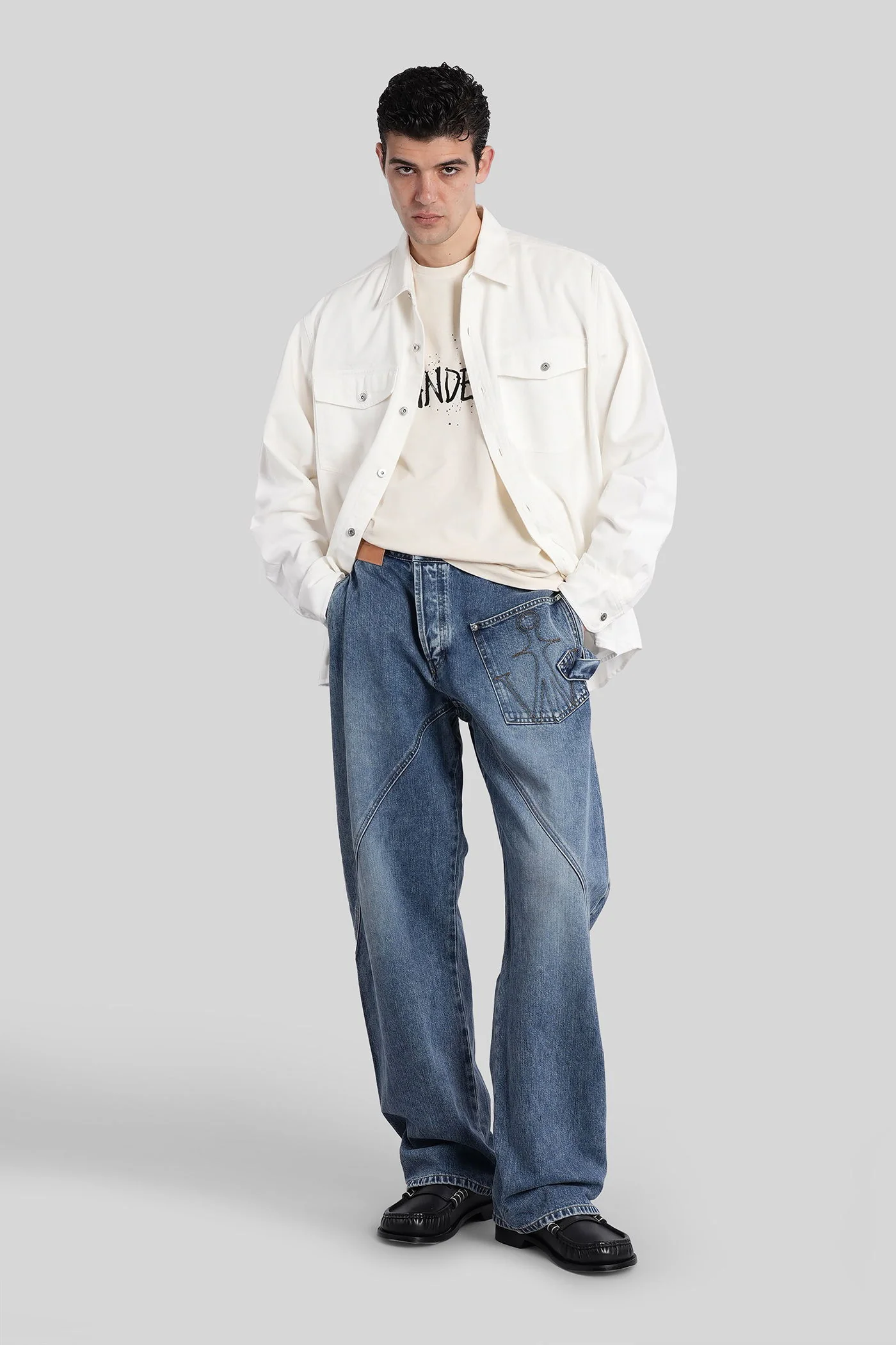 Jeans in blue denim - Image 2