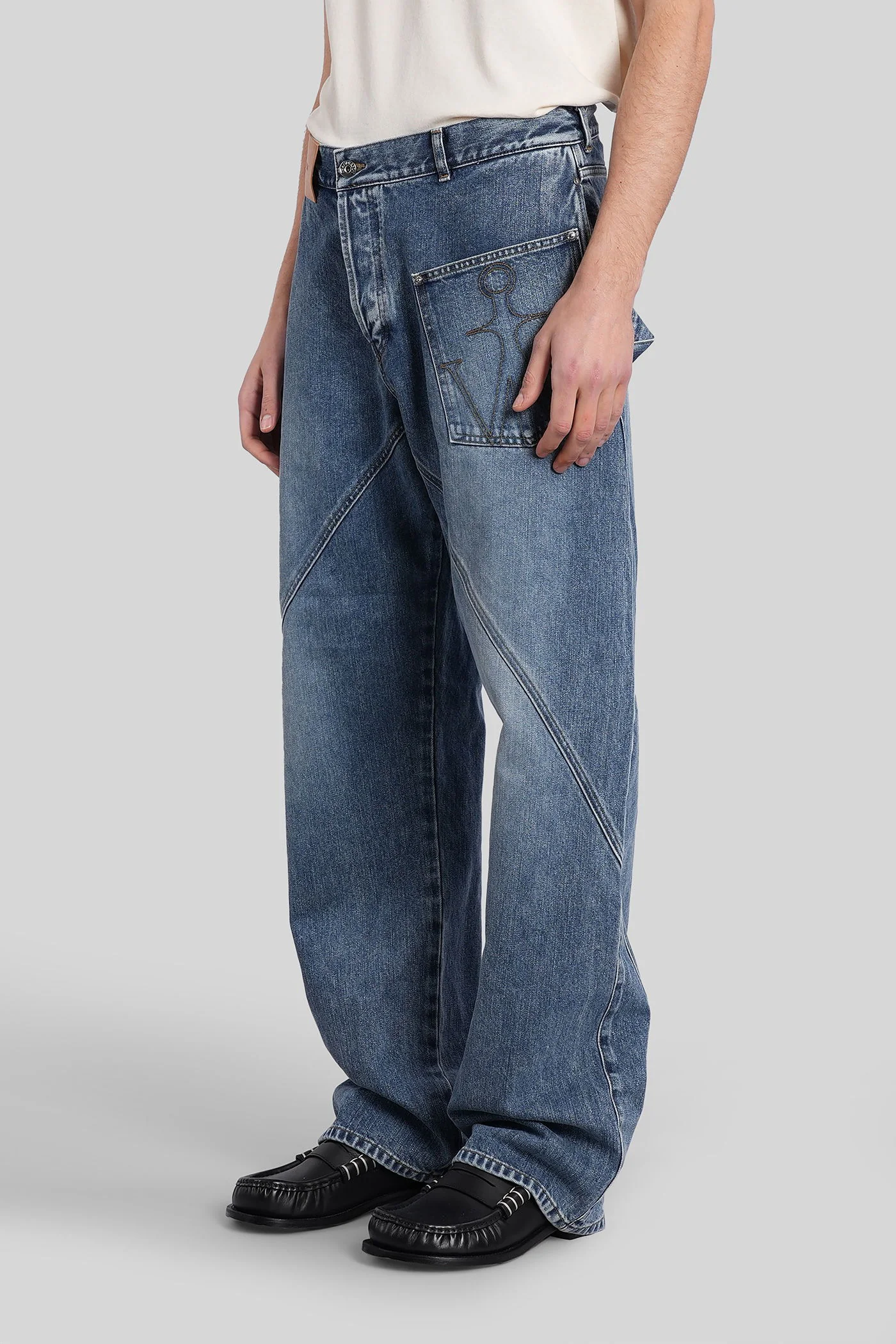 Jeans in blue denim - Image 4
