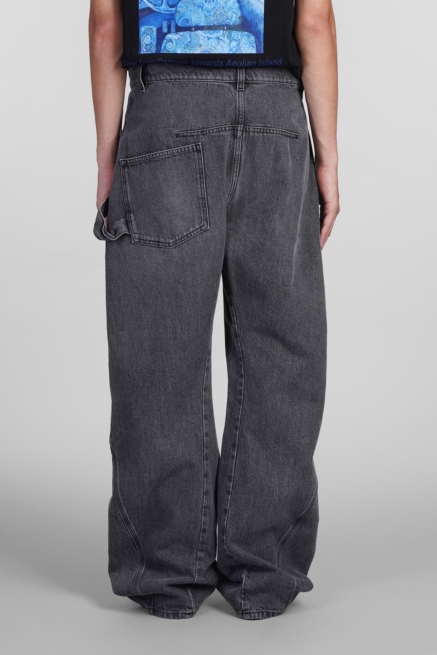 Jeans in grey denim - Image 3