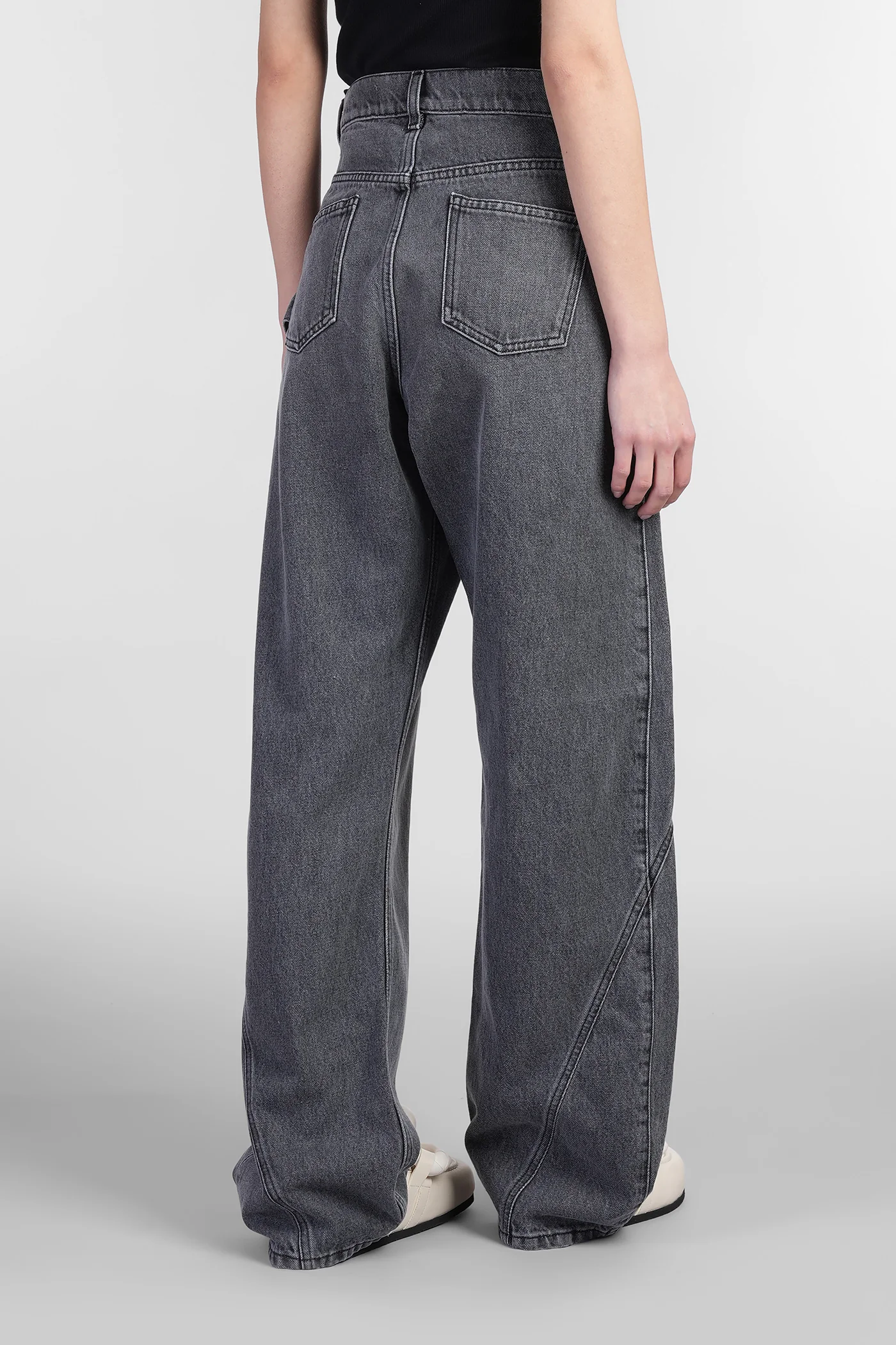 Jeans in grey denim - Image 3