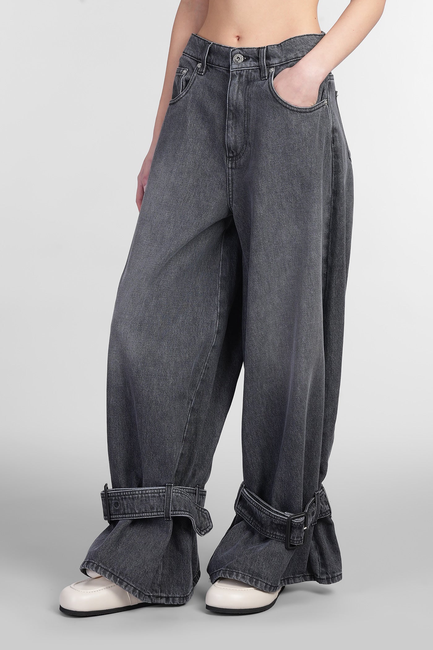 Jeans in grey denim - Image 4