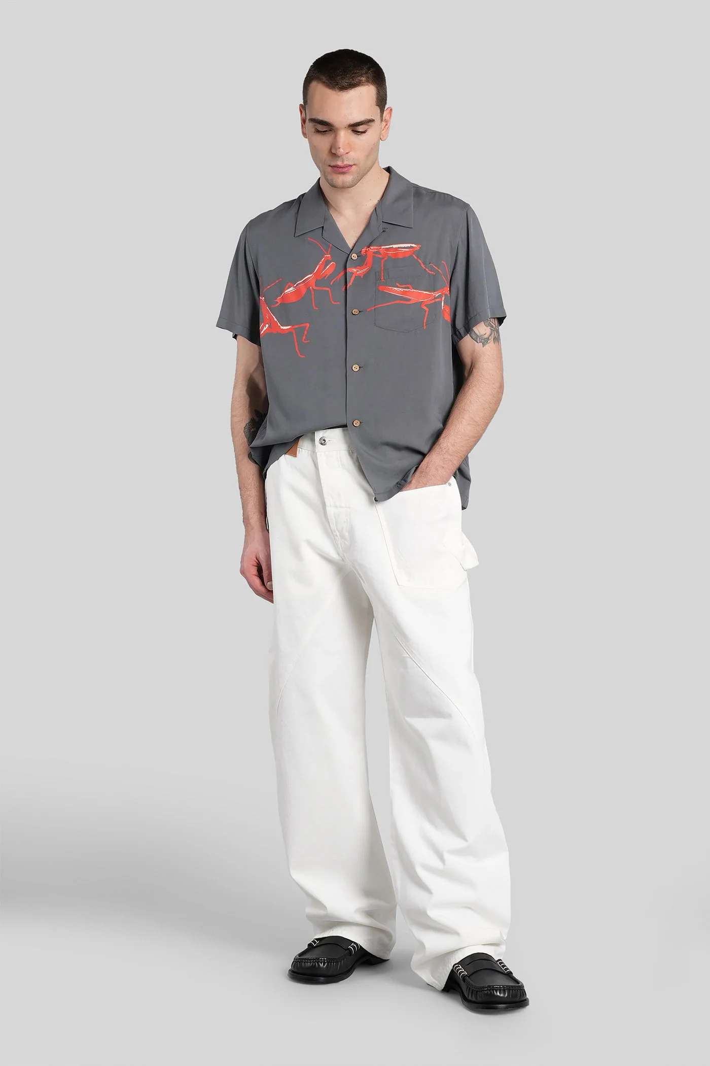 Jeans in white denim - Image 2