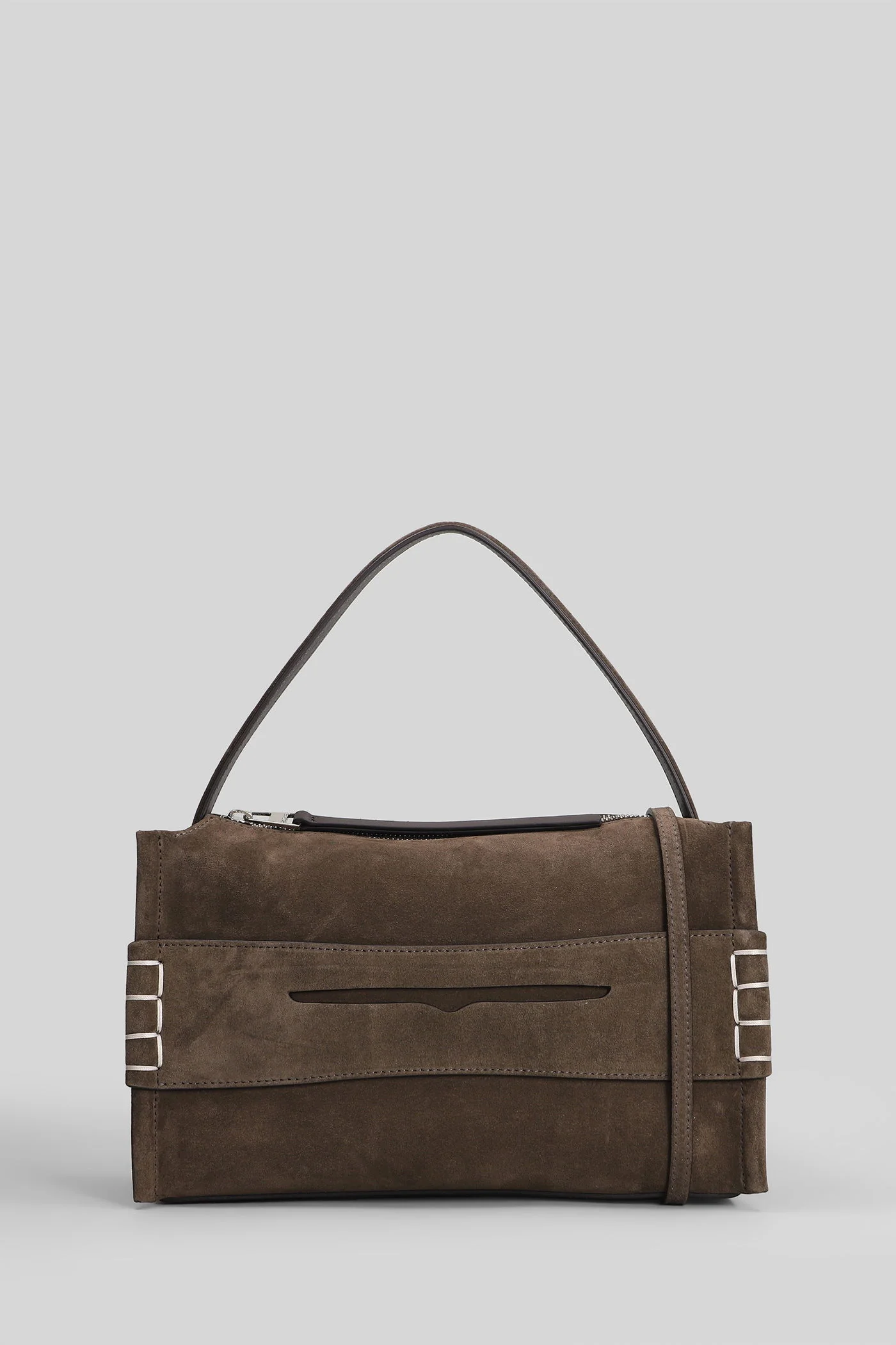 Loafer bag Shoulder bag in brown leather