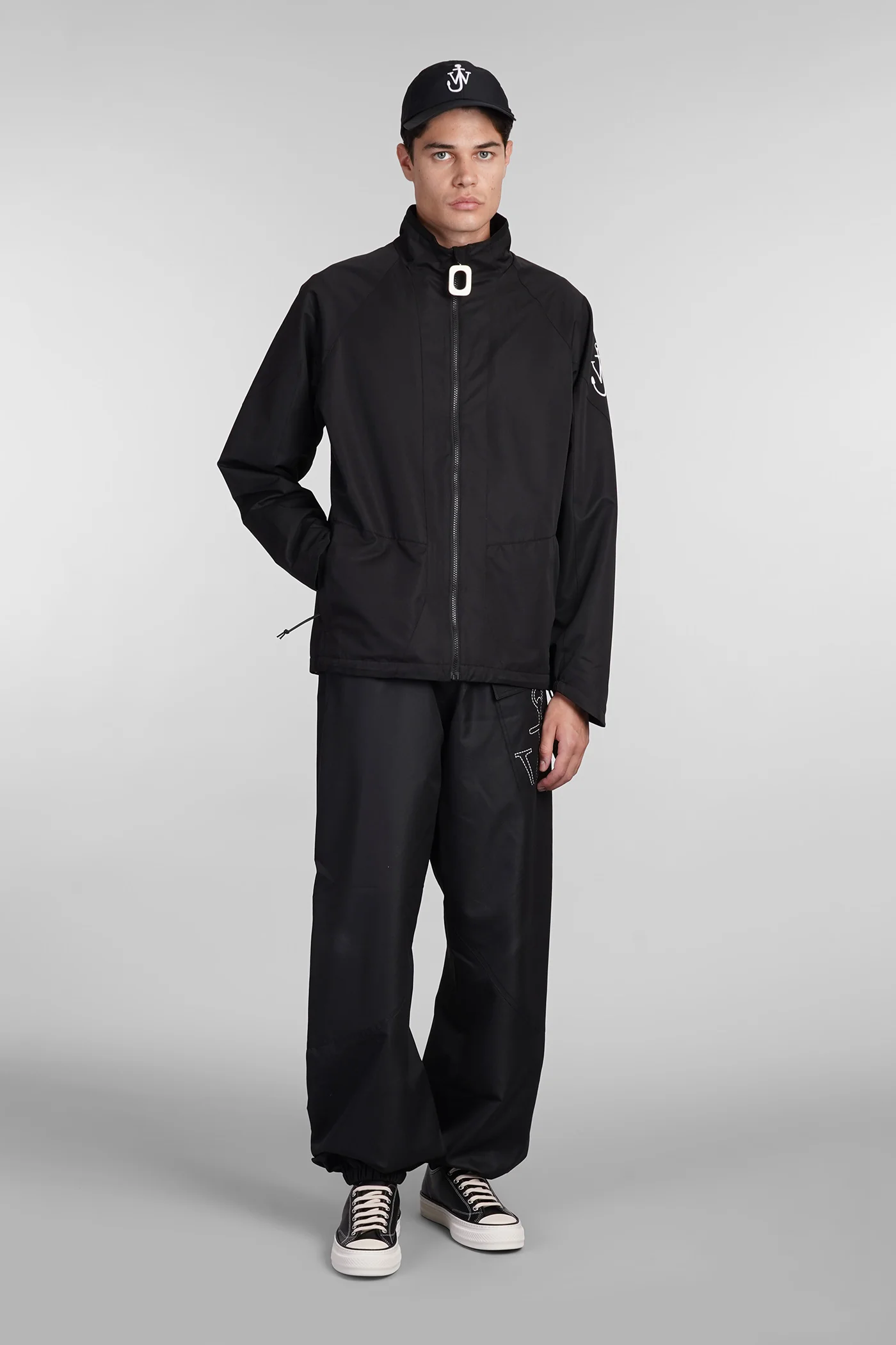 Pants in black polyester - Image 2
