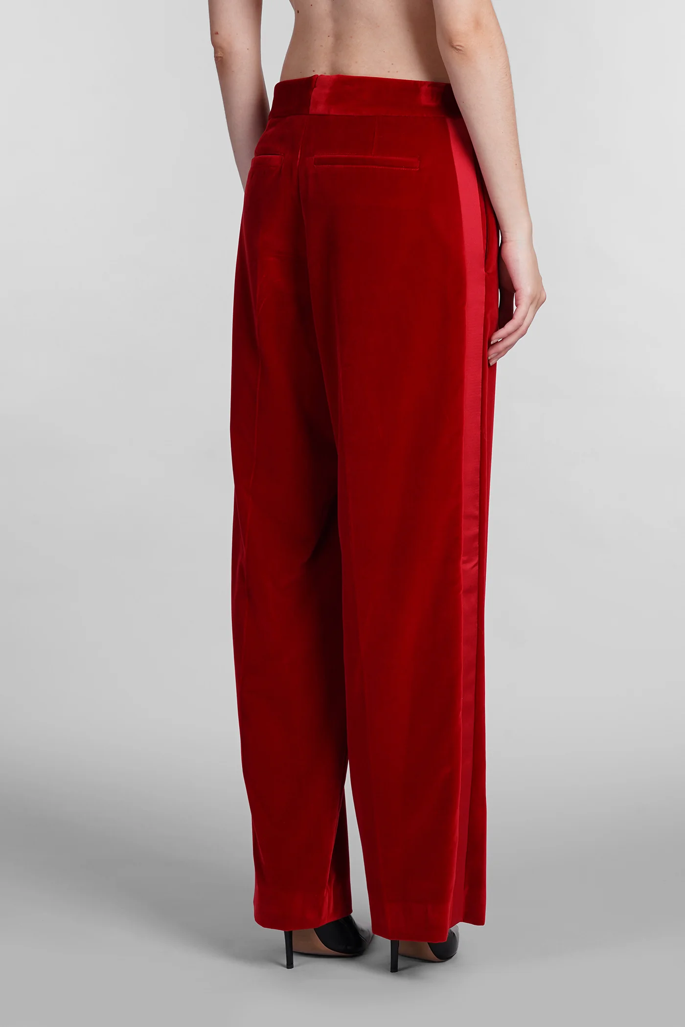 Pants in red cotton - Image 3