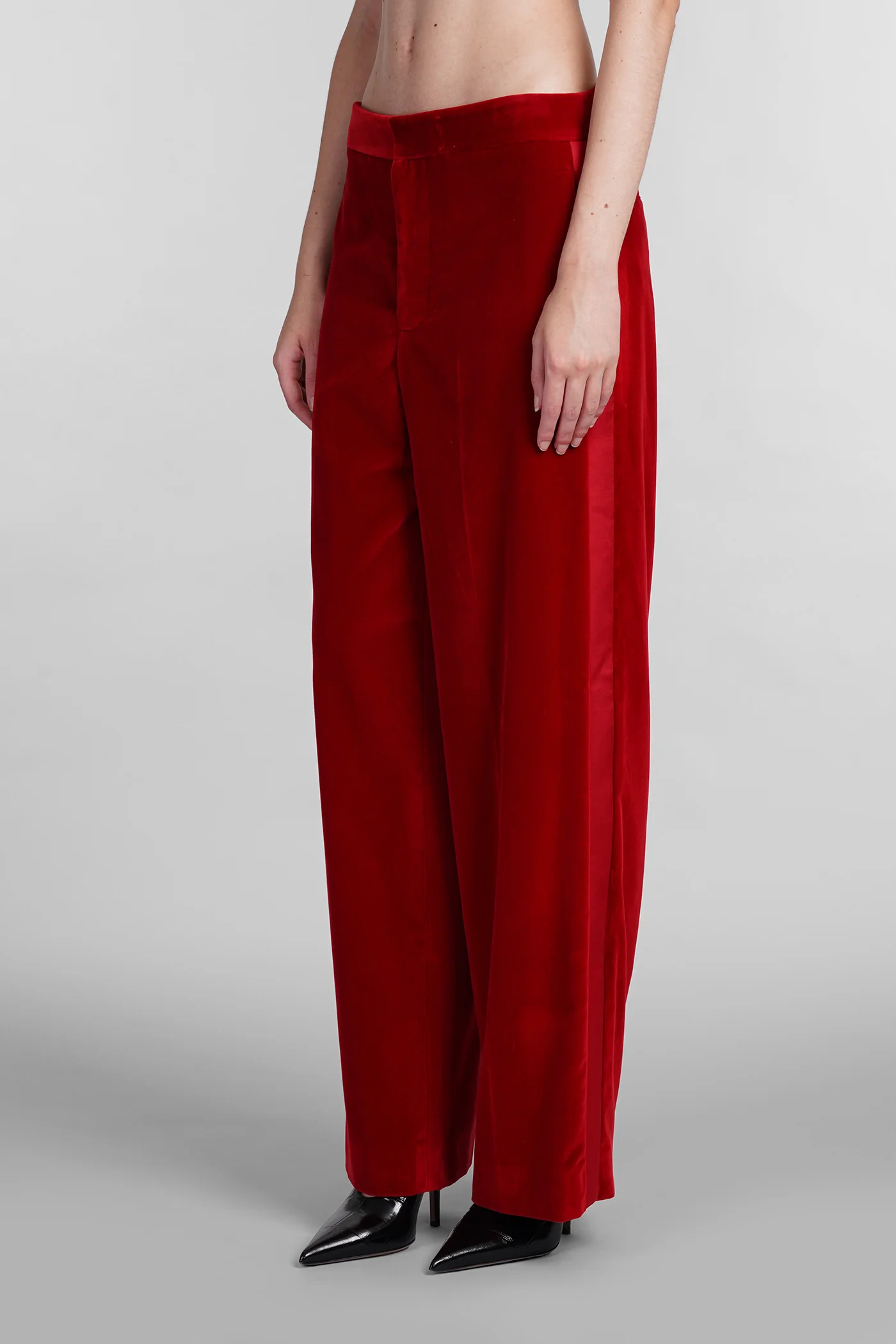 Pants in red cotton - Image 4