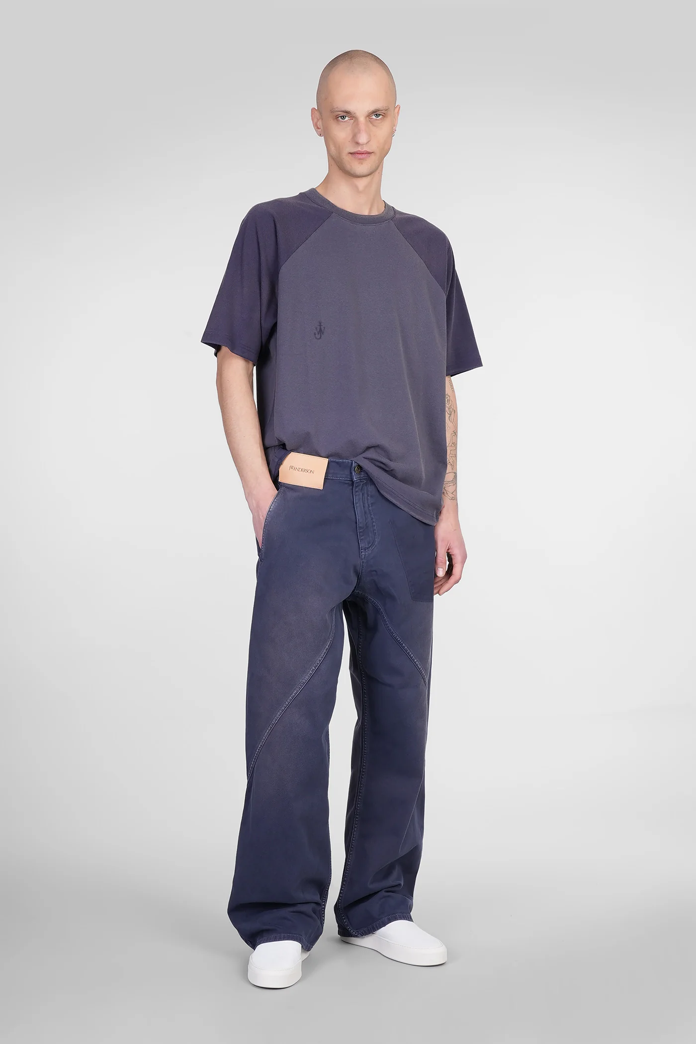T-Shirt in blue cotton - Image 7