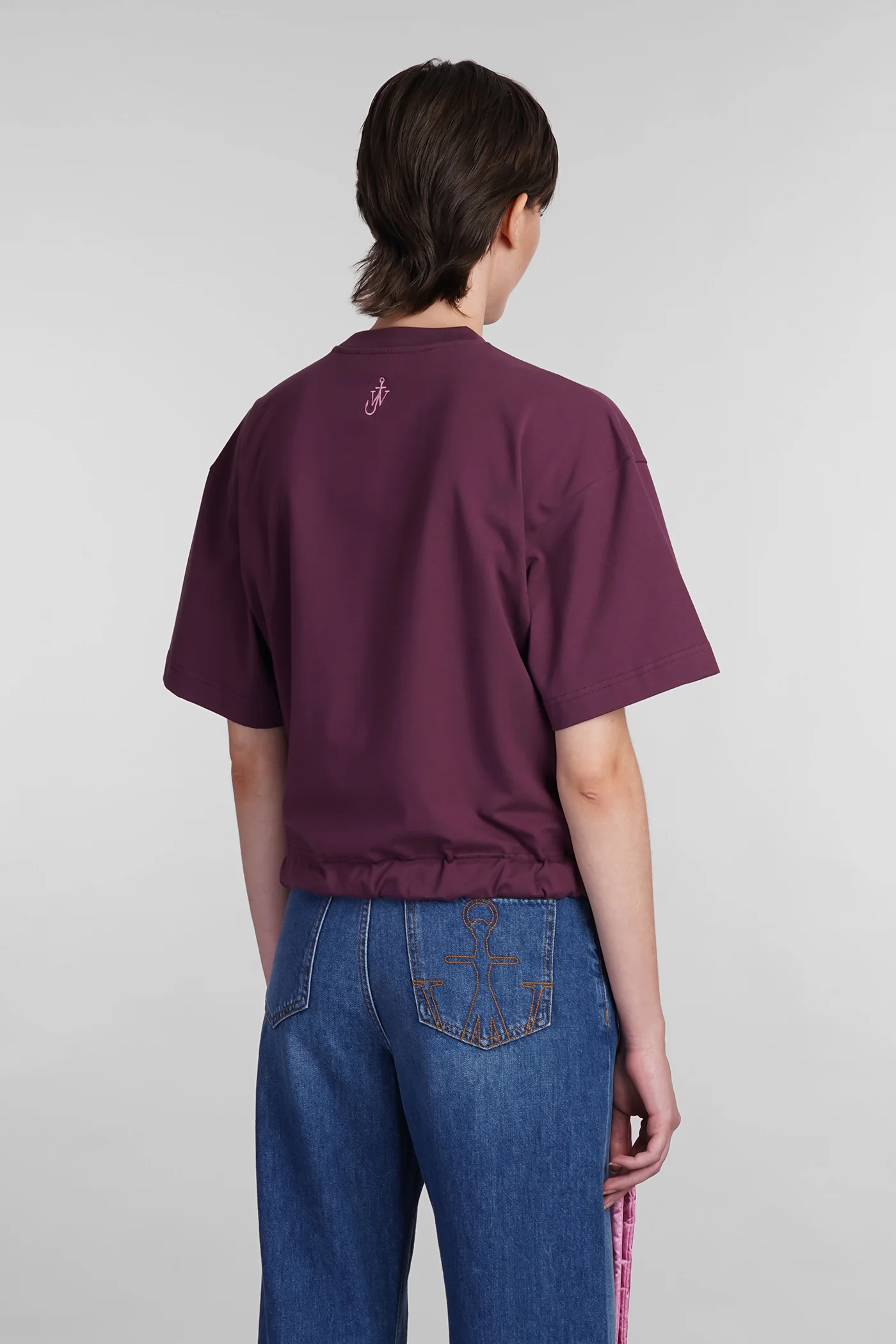 T-Shirt in Viola cotton - Image 3