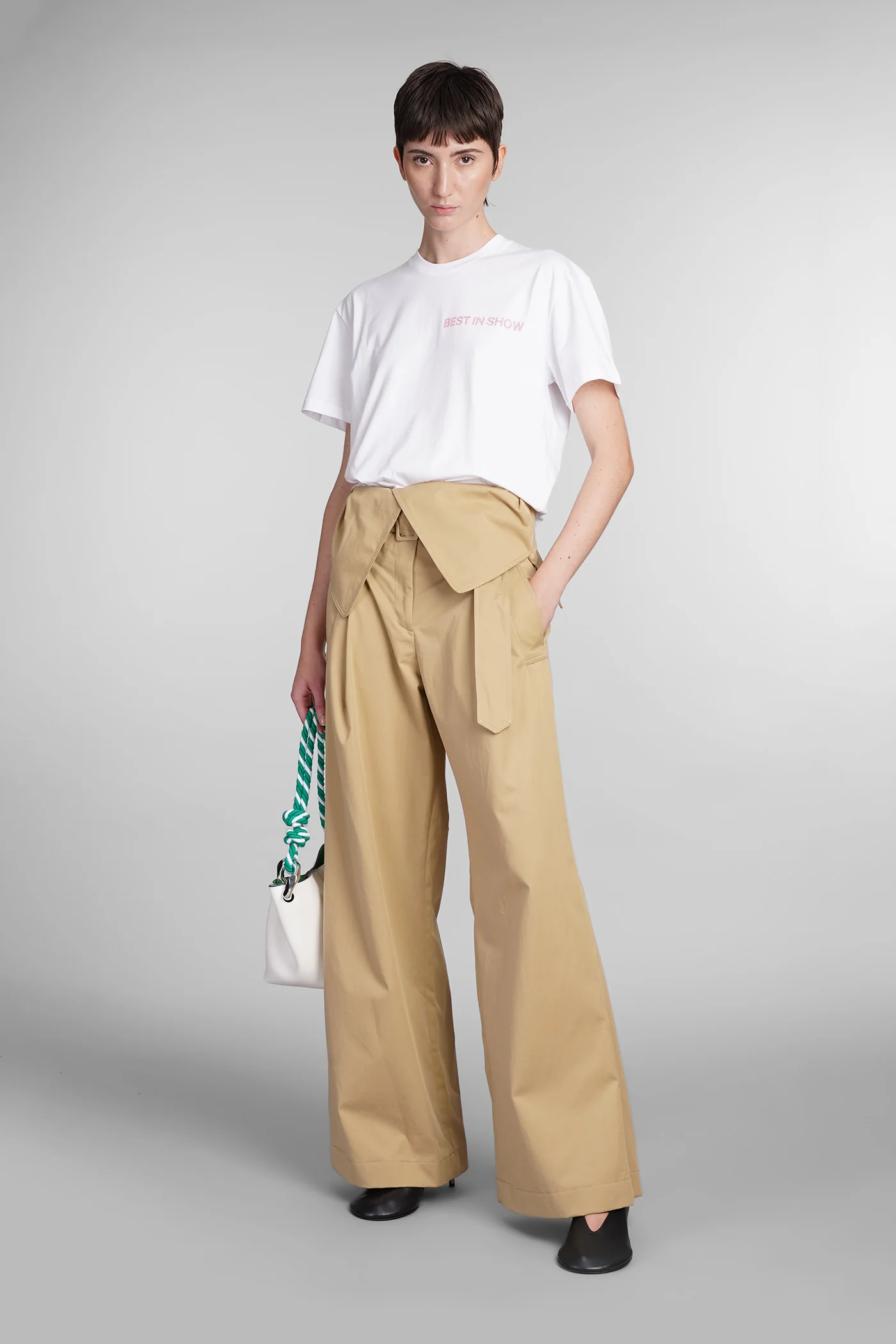 T-Shirt in white cotton - Image 2