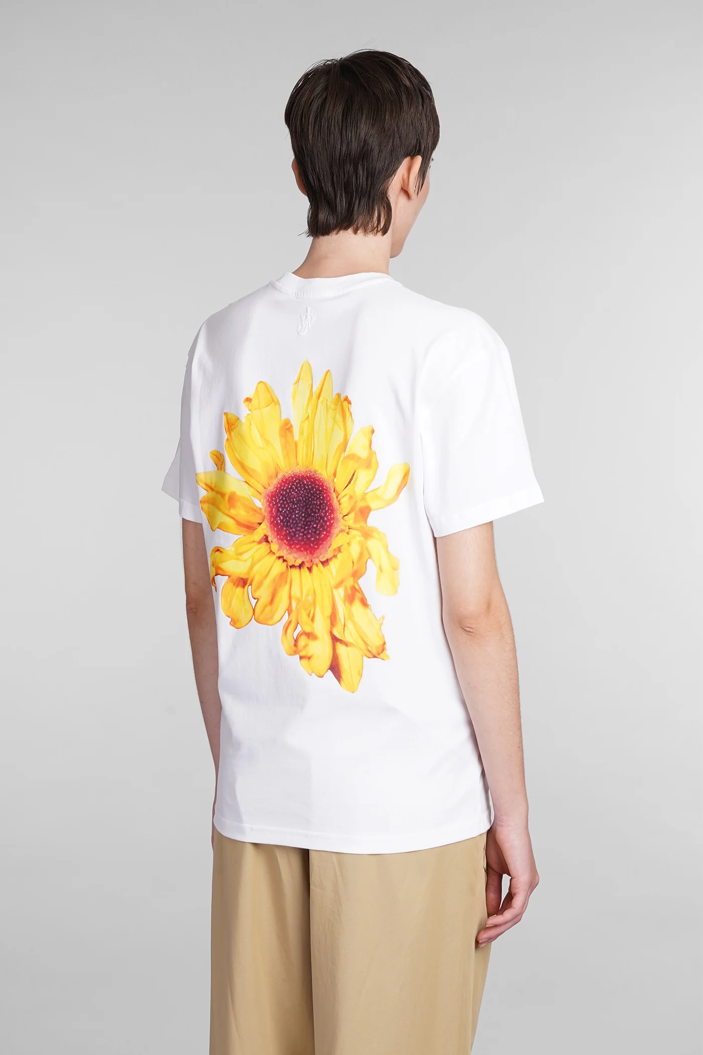 T-Shirt in white cotton - Image 3