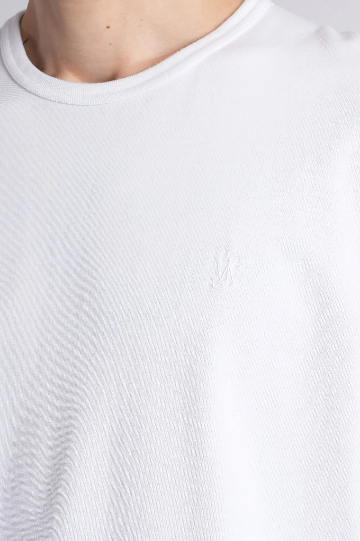 T-Shirt in white cotton - Image 5