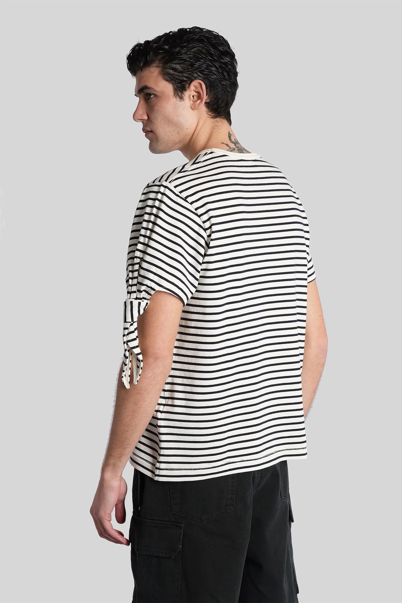T-Shirt in white cotton - Image 3